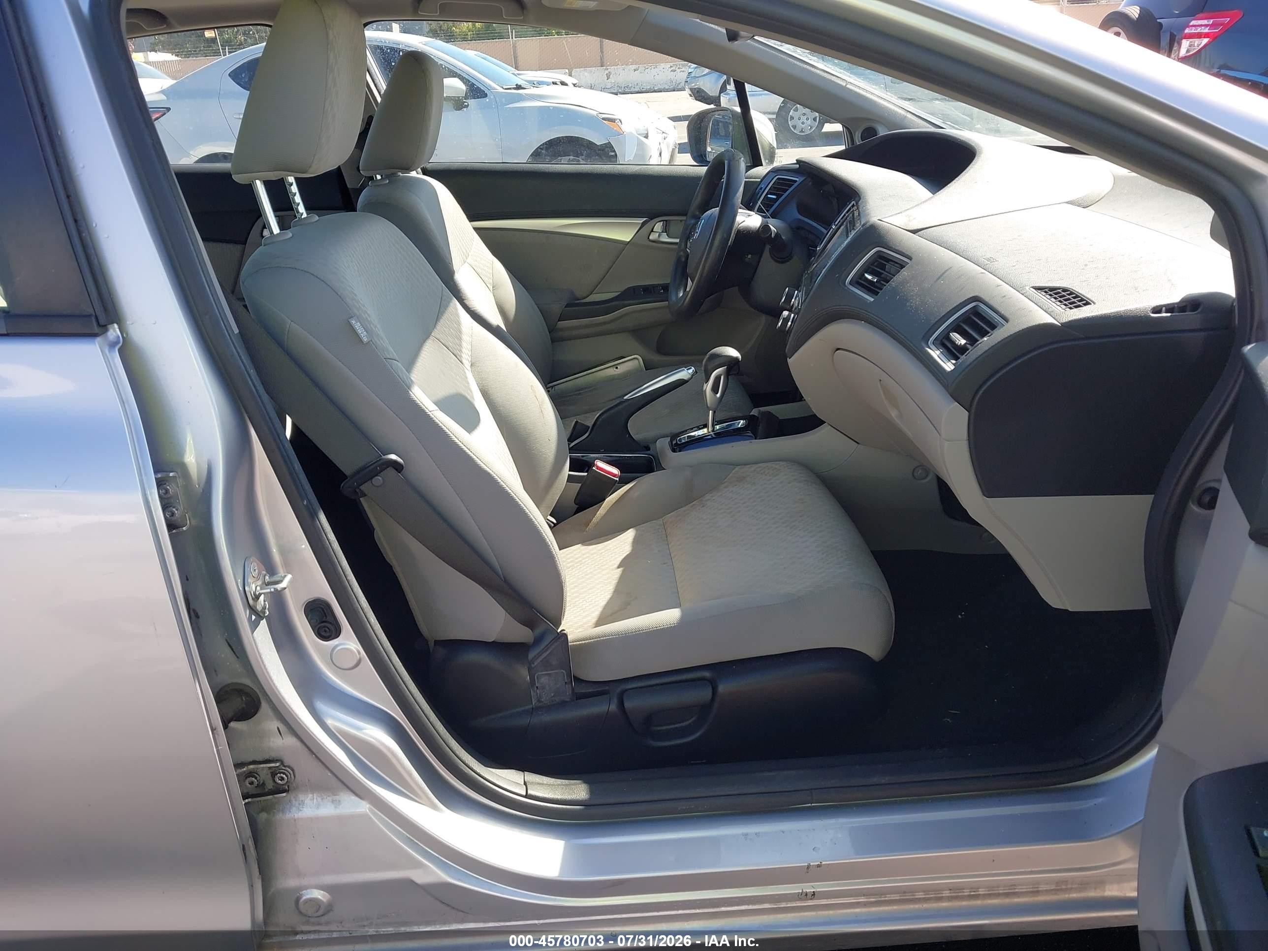2015 Honda Civic Ex Silver vin: 19XFB2F84FE202644