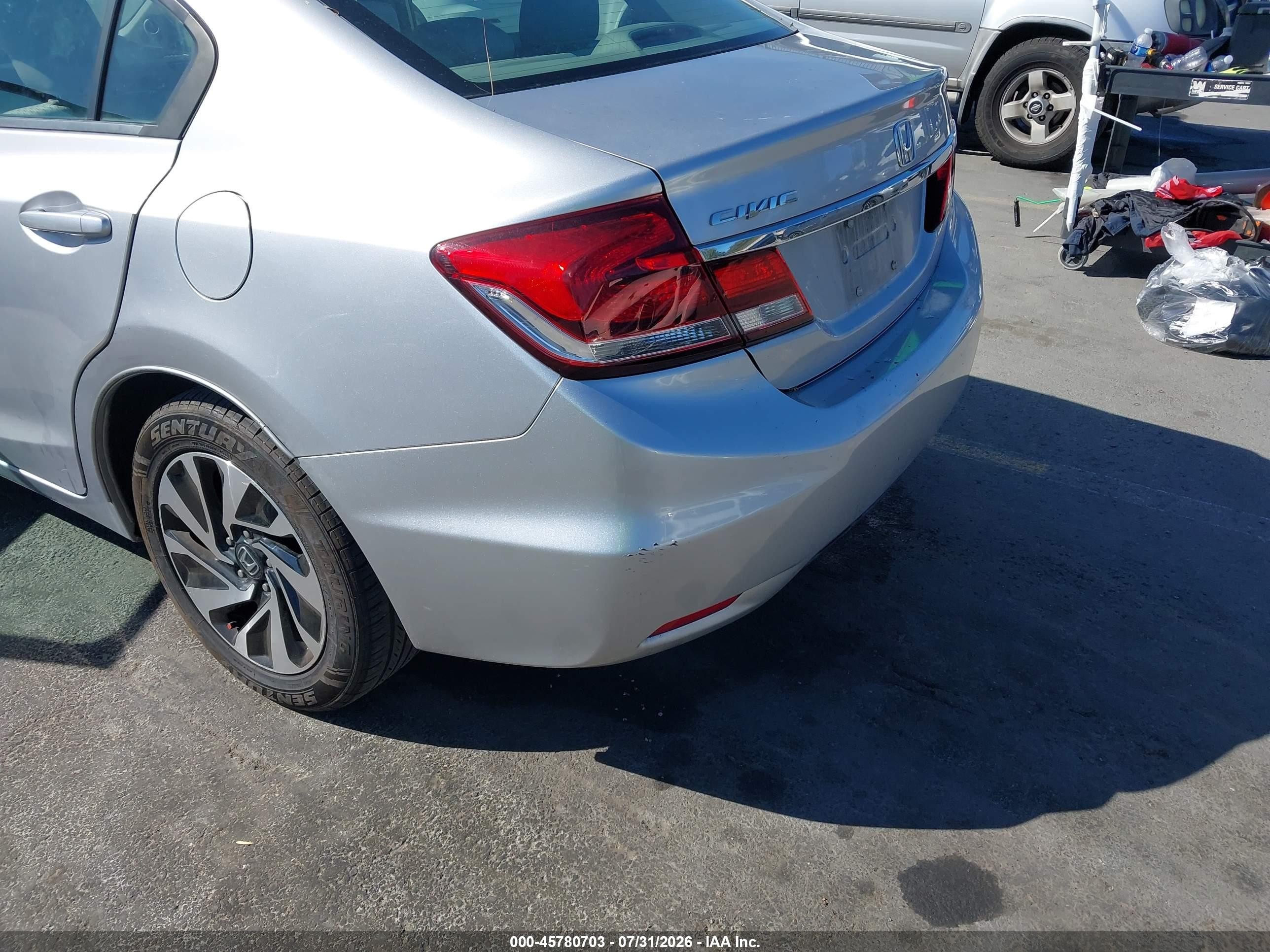 2015 Honda Civic Ex Silver vin: 19XFB2F84FE202644