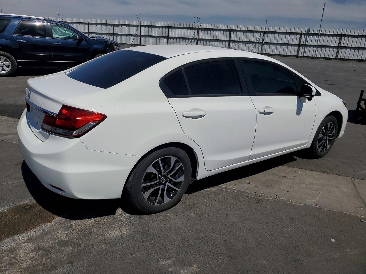 2015 Honda Civic Ex White vin: 19XFB2F84FE210470