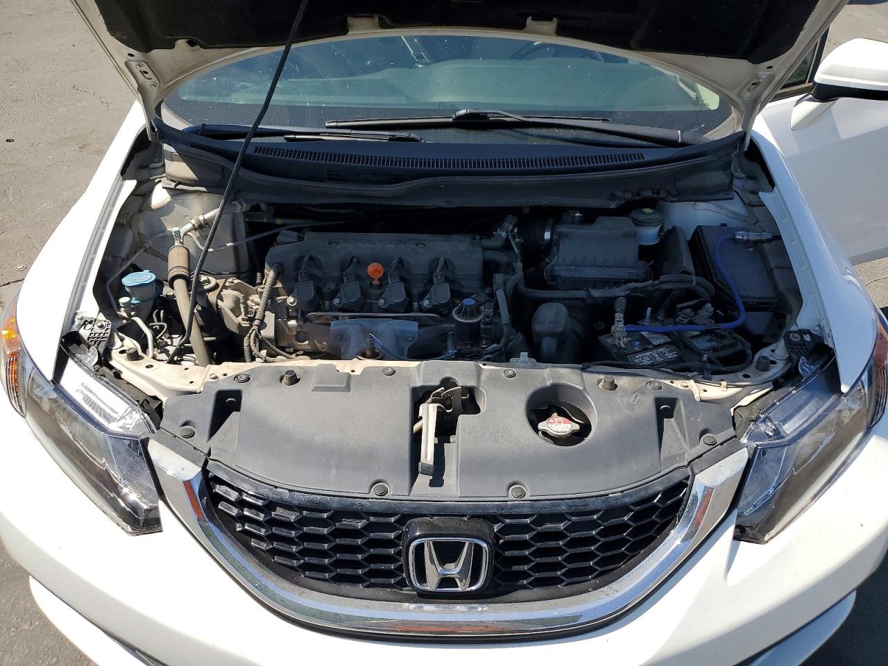 2015 Honda Civic Ex White vin: 19XFB2F84FE210470