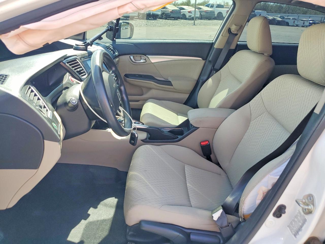 2015 Honda Civic Ex White vin: 19XFB2F84FE210470