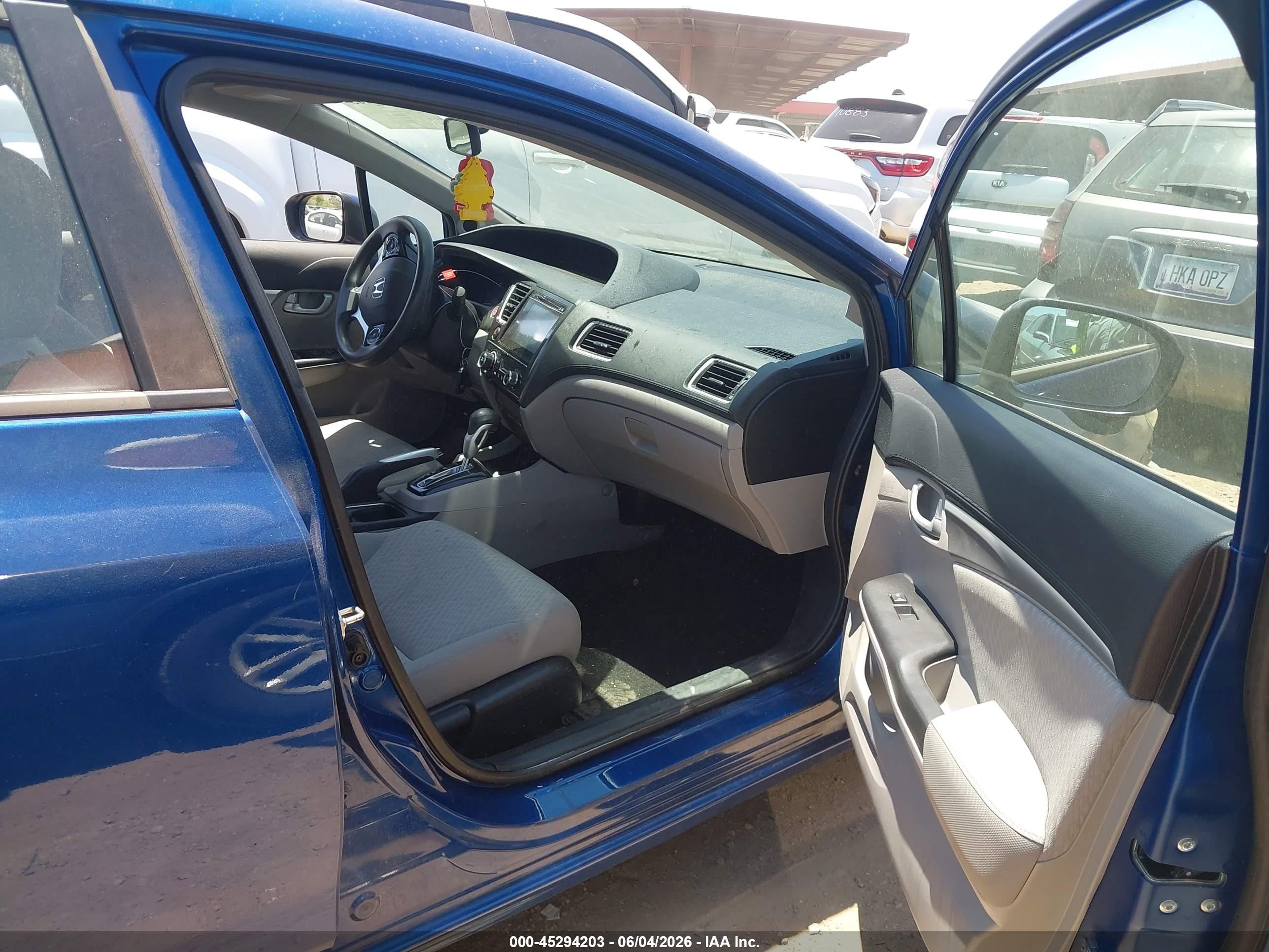 2015 Honda Civic Ex Blue vin: 19XFB2F84FE223395