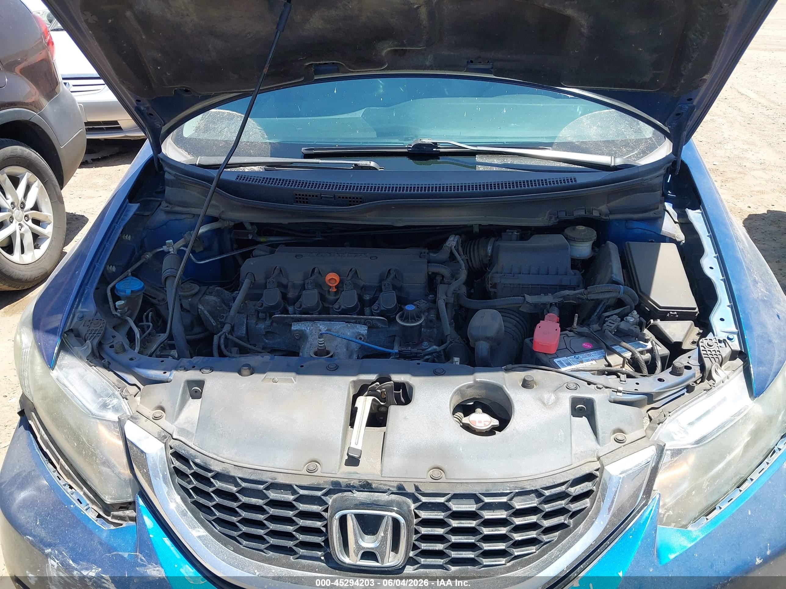 2015 Honda Civic Ex Blue vin: 19XFB2F84FE223395