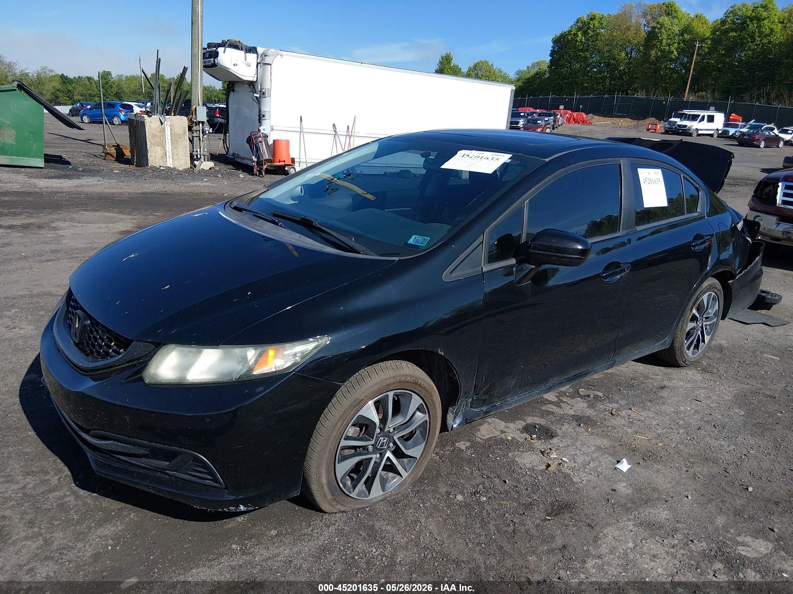 2015 Honda Civic Ex Black vin: 19XFB2F84FE256381