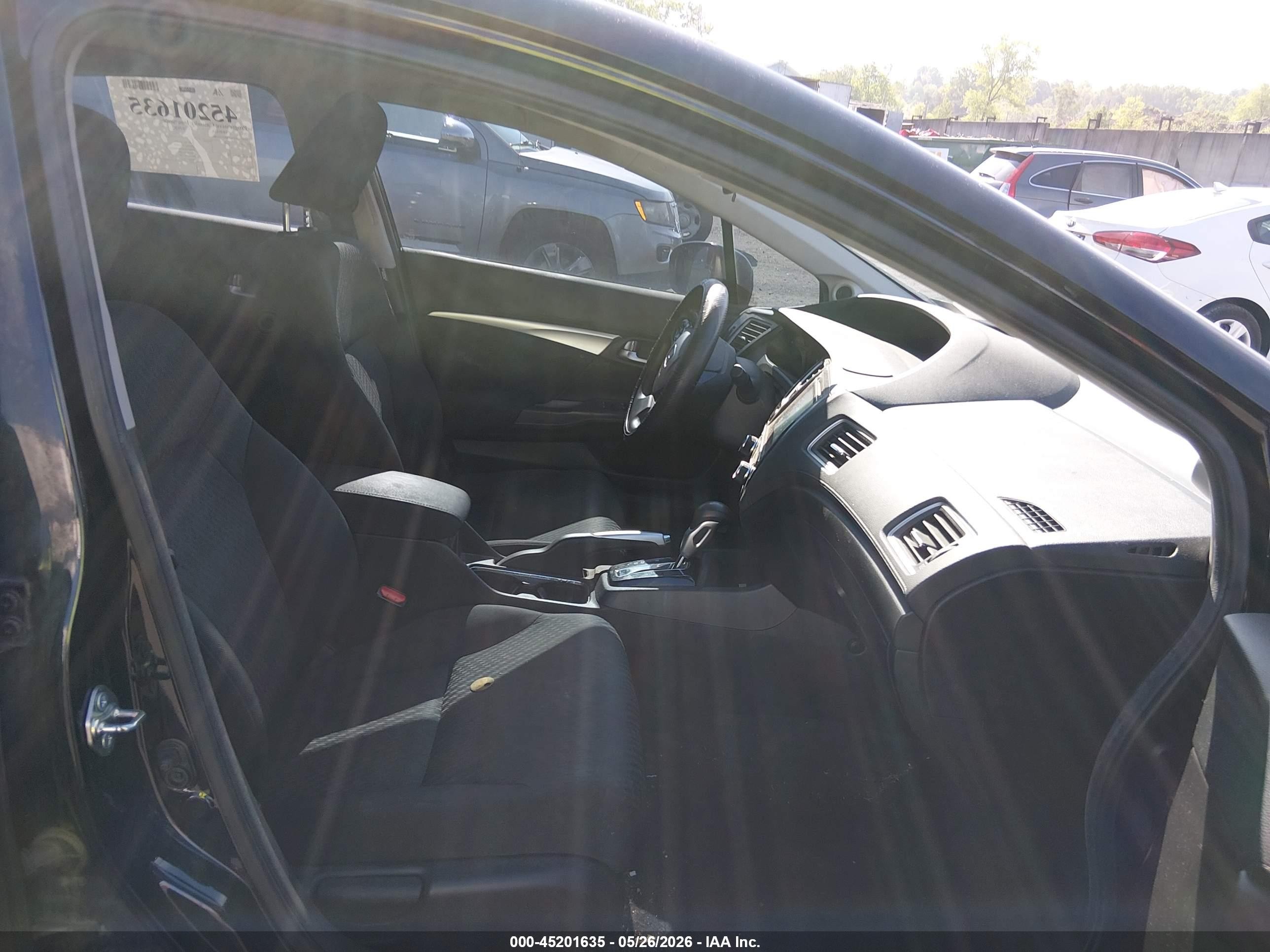 2015 Honda Civic Ex Black vin: 19XFB2F84FE256381
