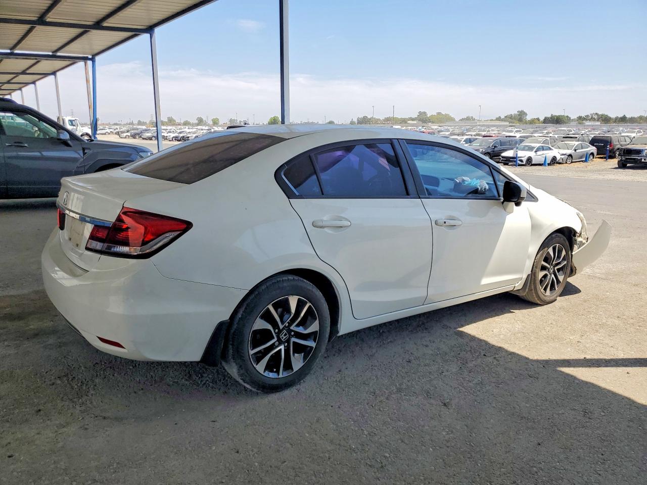 2015 Honda Civic Ex White vin: 19XFB2F84FE702304