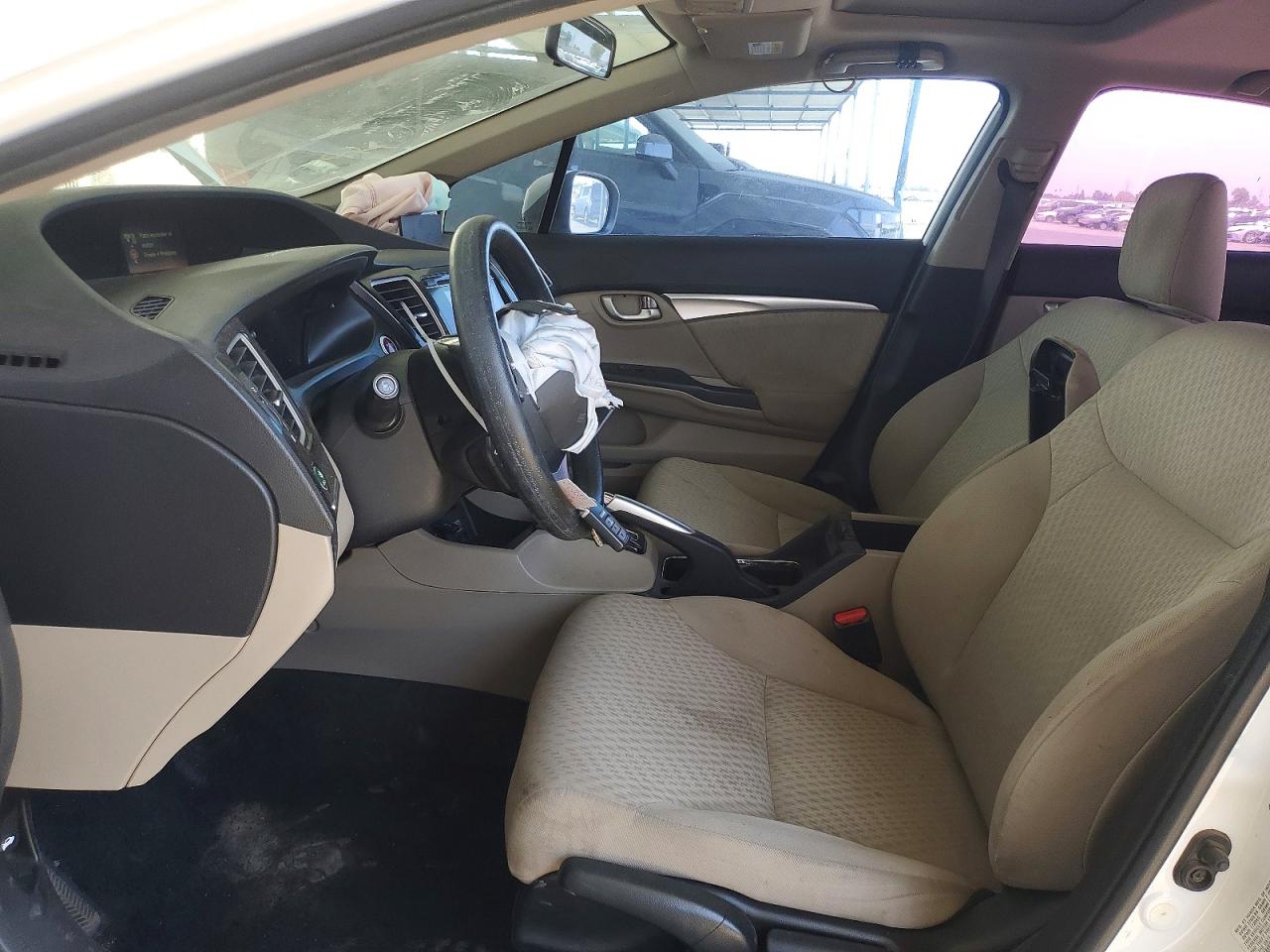 2015 Honda Civic Ex White vin: 19XFB2F84FE702304