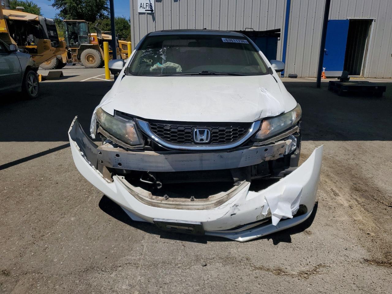 2015 Honda Civic Ex White vin: 19XFB2F84FE702304