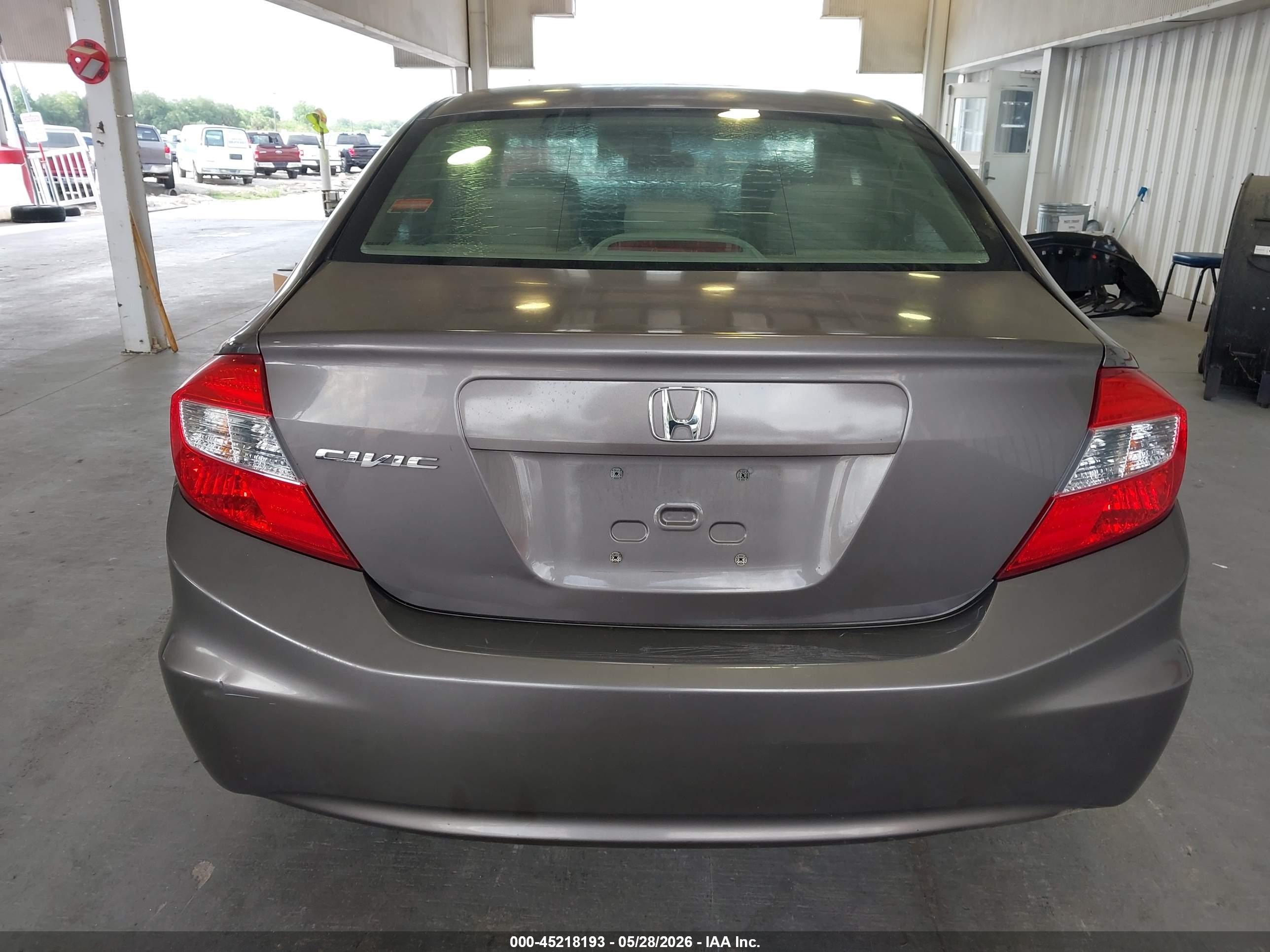 2012 Honda Civic Ex Brown vin: 19XFB2F85CE021967