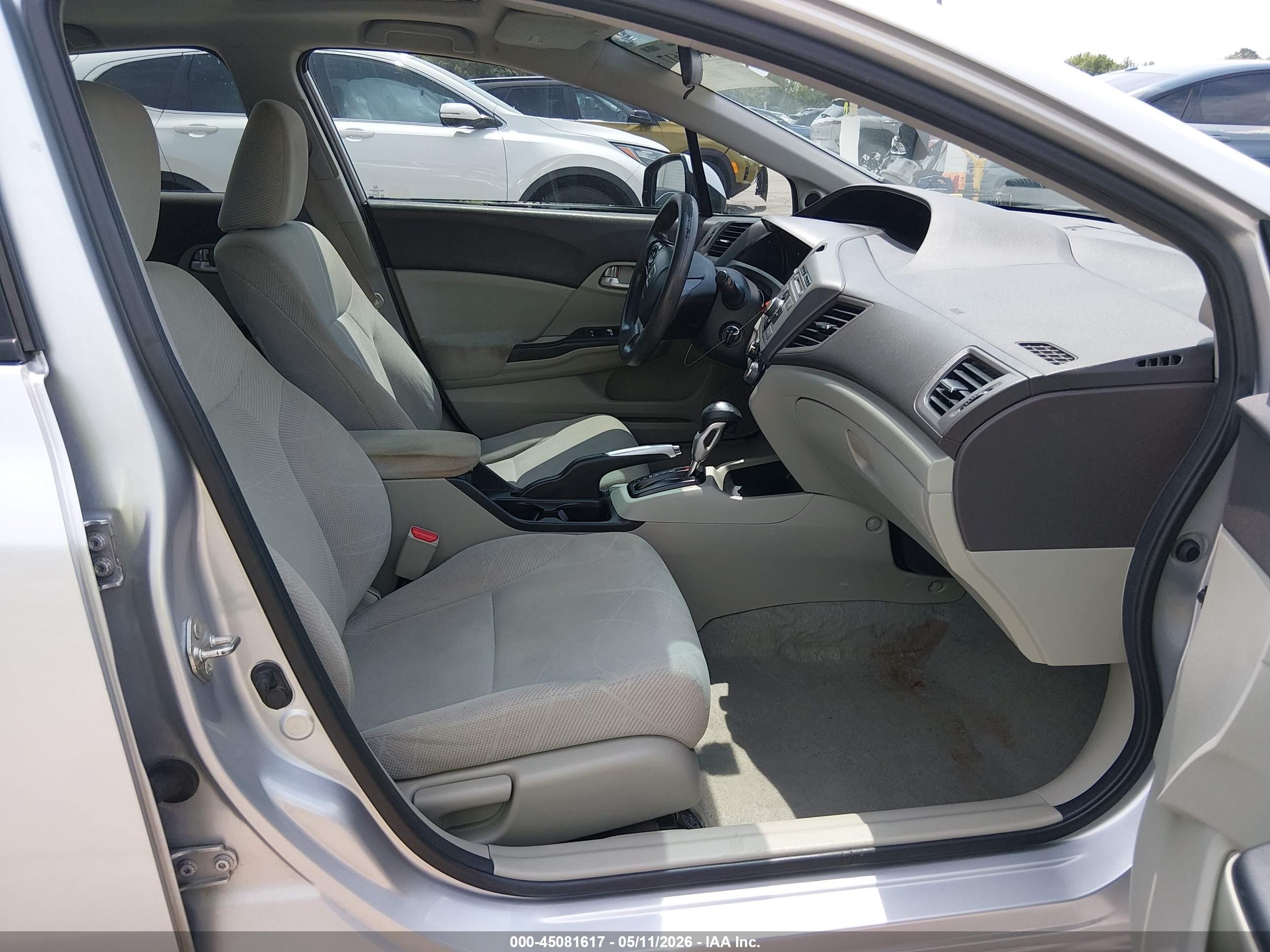 2012 Honda Civic Ex Silver vin: 19XFB2F85CE025646