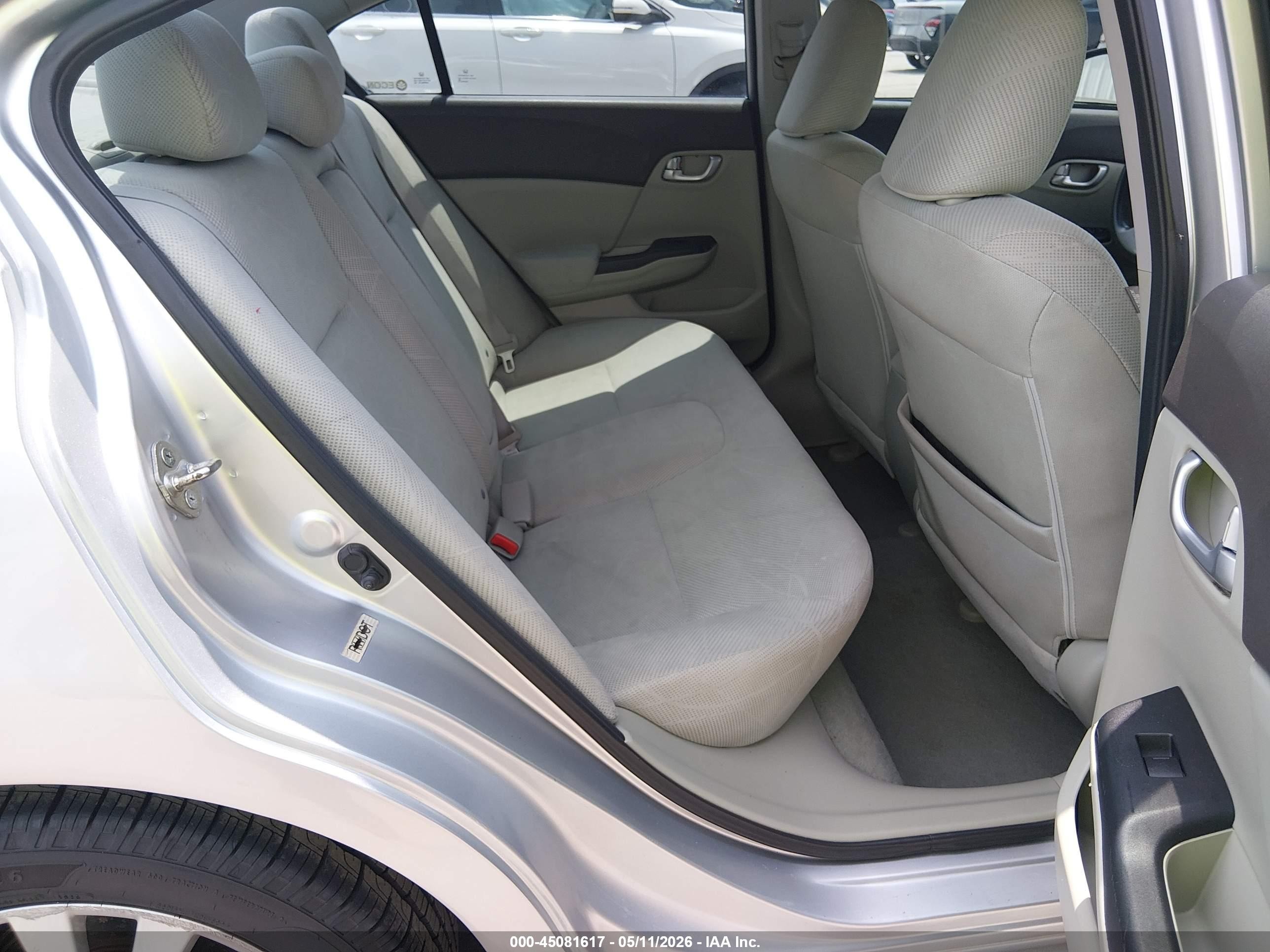 2012 Honda Civic Ex Silver vin: 19XFB2F85CE025646