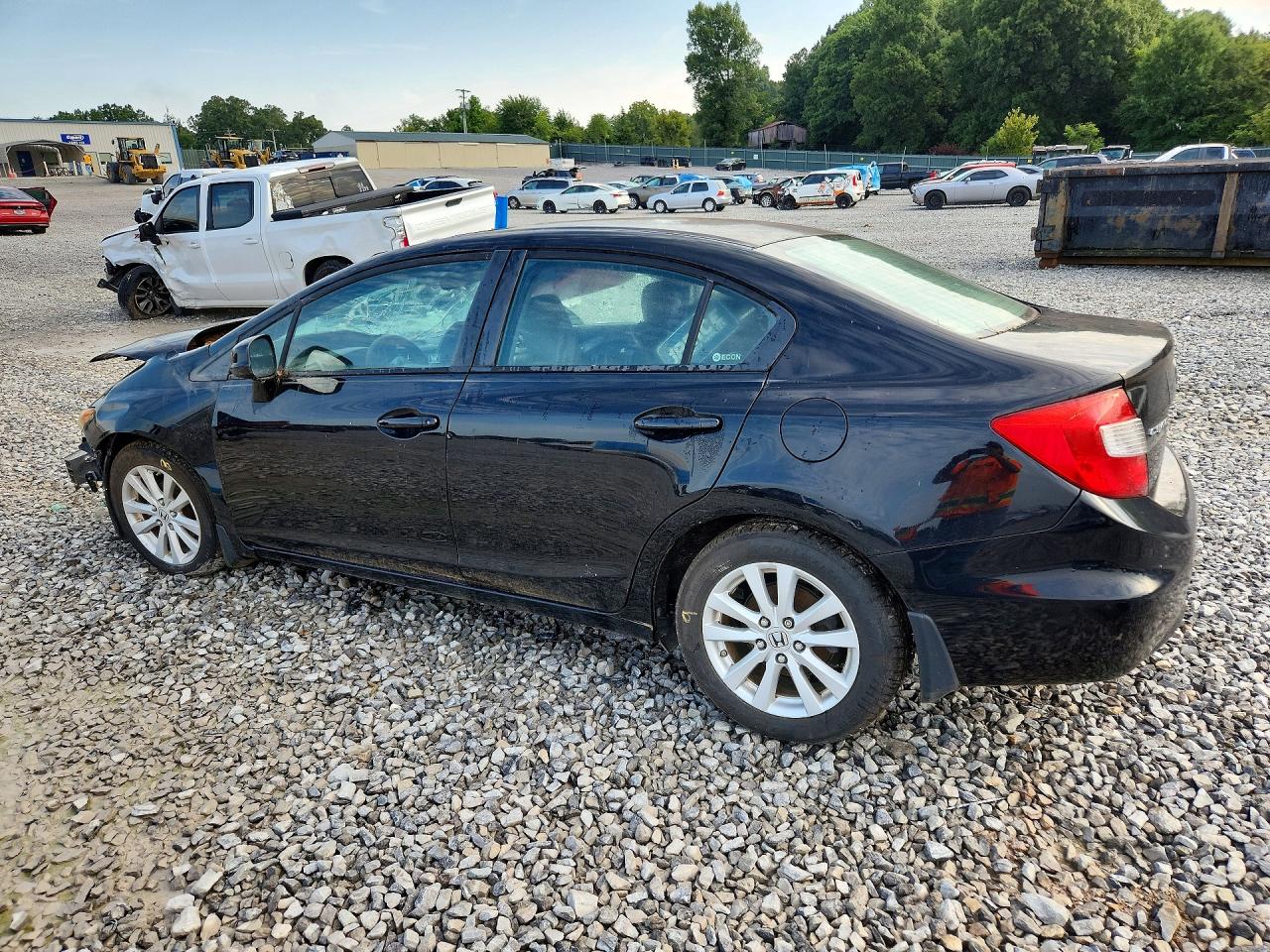 2012 Honda Civic Ex Black vin: 19XFB2F85CE035903
