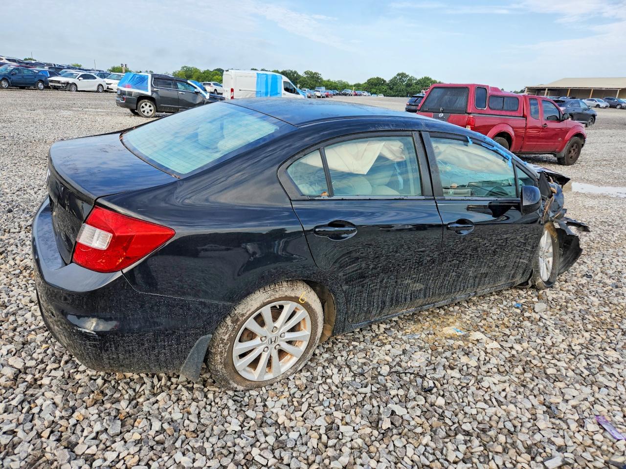 2012 Honda Civic Ex Black vin: 19XFB2F85CE035903