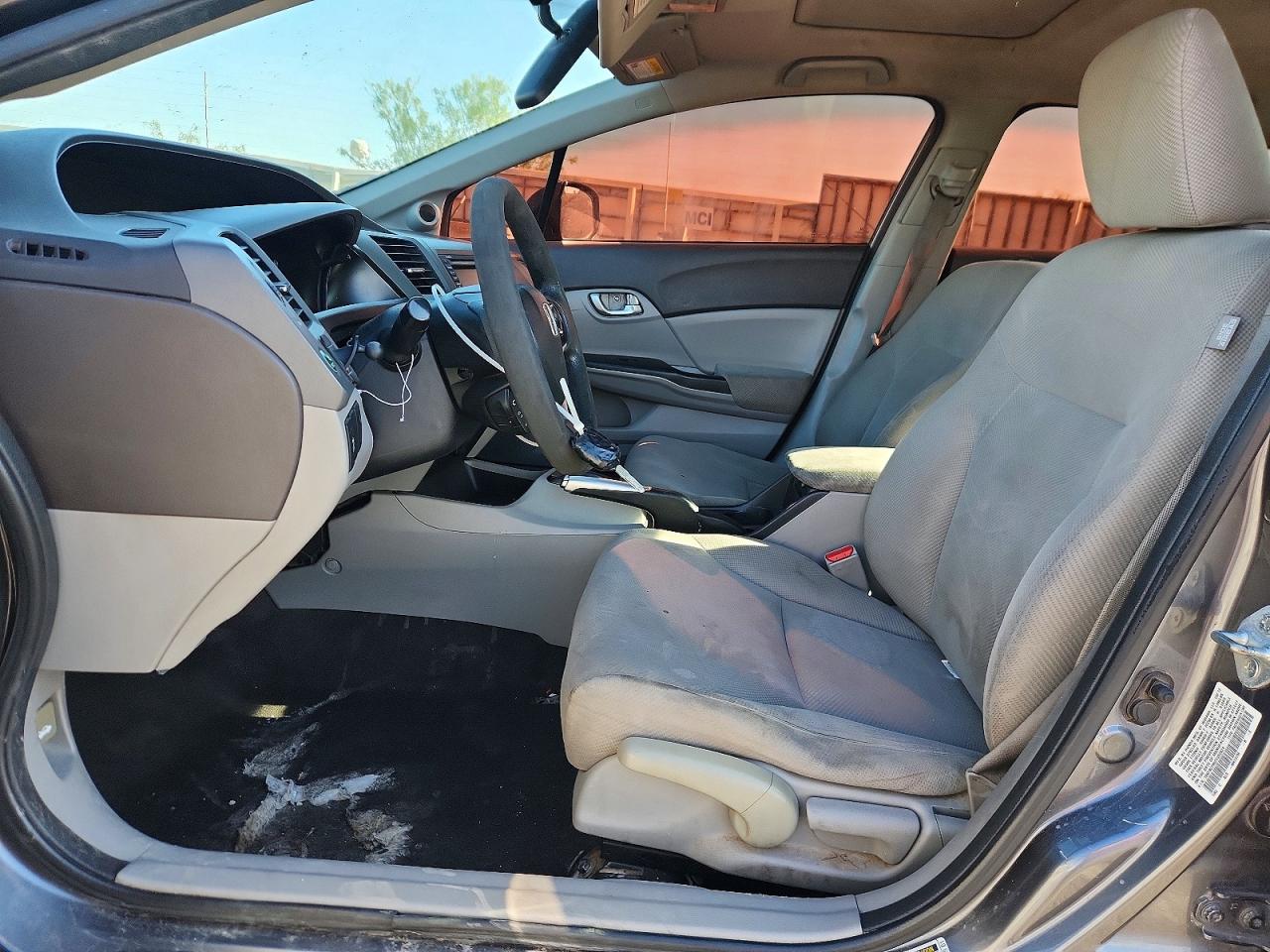 2012 Honda Civic Ex Gray vin: 19XFB2F85CE050028