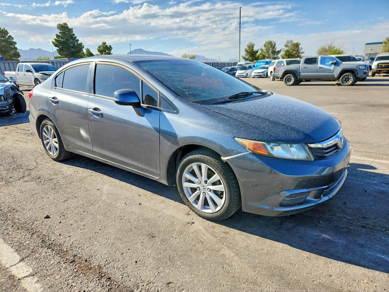 2012 Honda Civic Ex Gray vin: 19XFB2F85CE050028