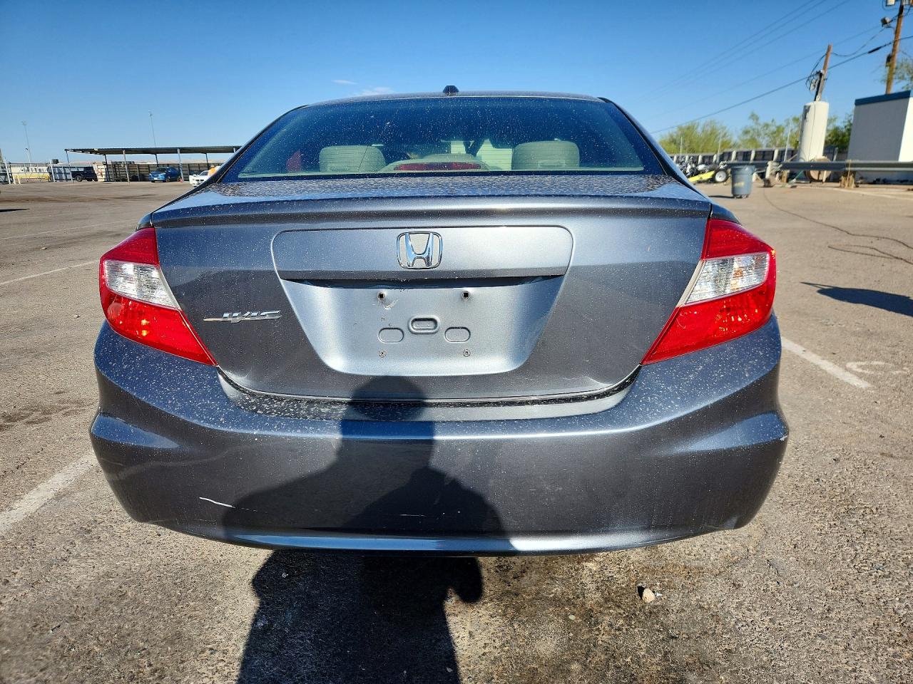 2012 Honda Civic Ex Gray vin: 19XFB2F85CE050028