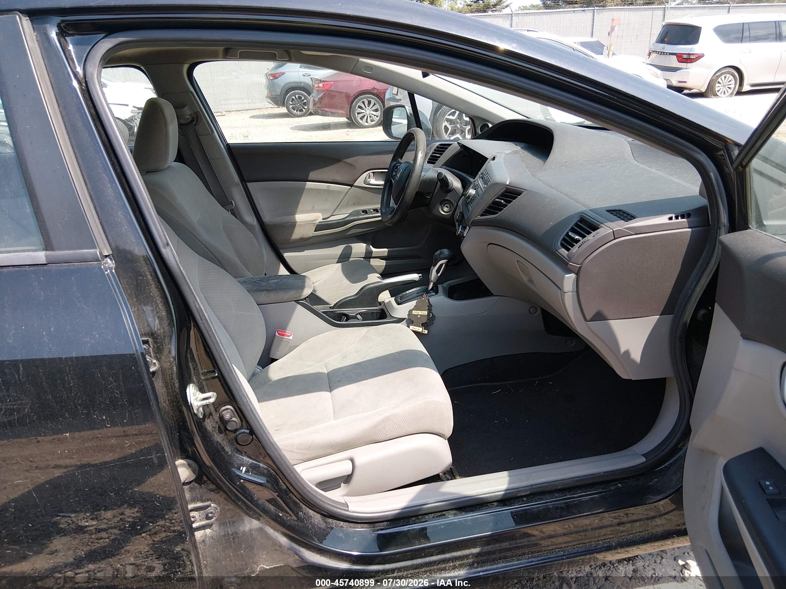 2012 Honda Civic Ex Black vin: 19XFB2F85CE081313