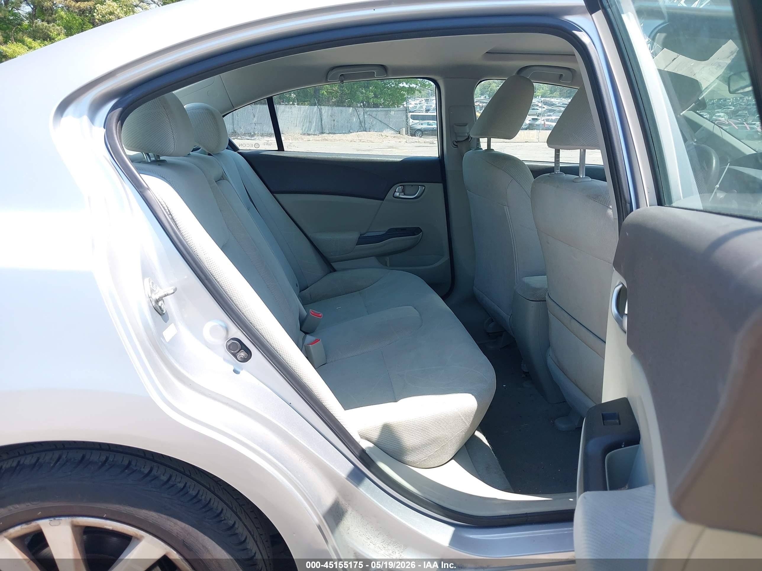 2012 Honda Civic Ex Silver vin: 19XFB2F85CE319371