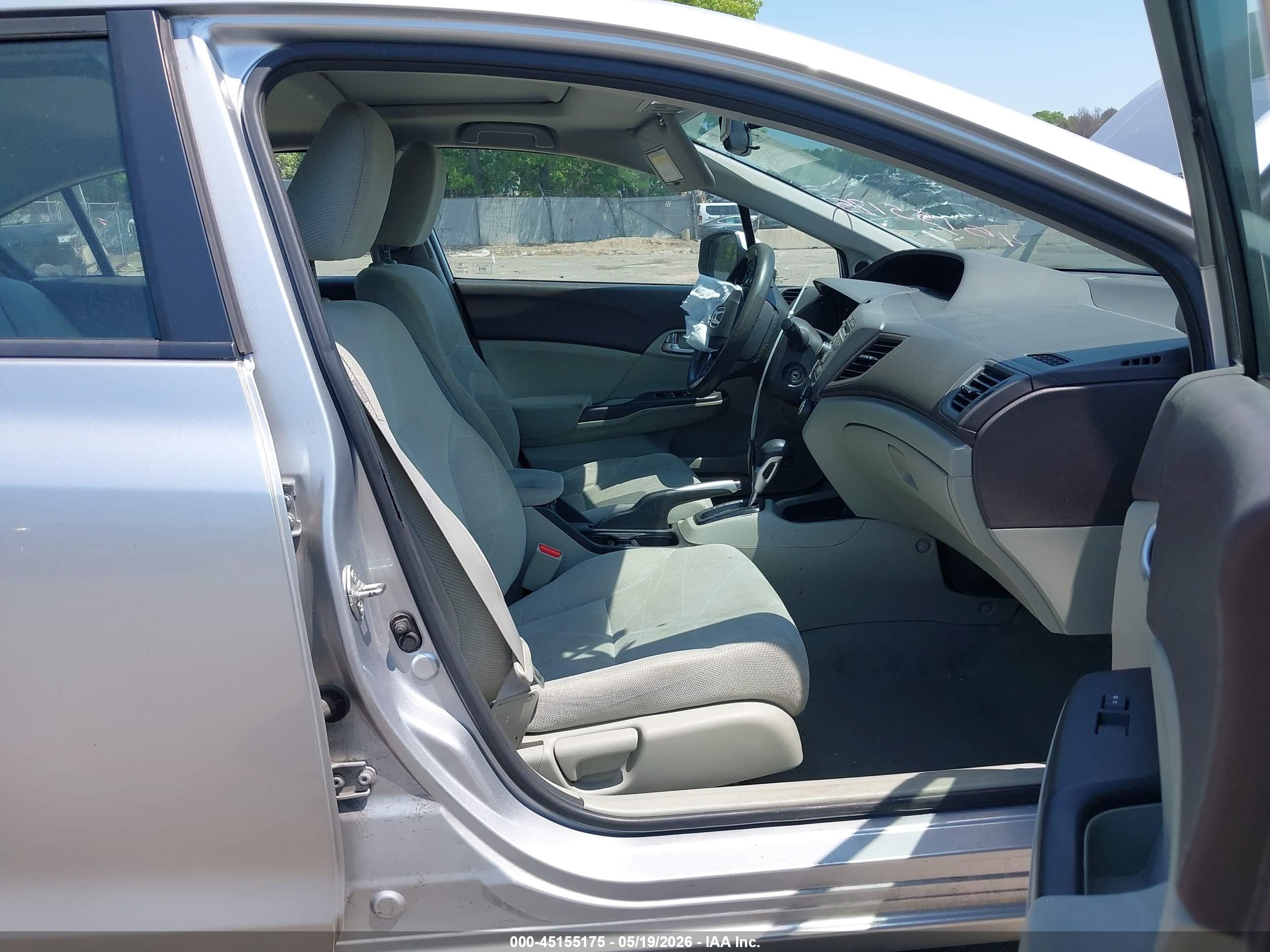 2012 Honda Civic Ex Silver vin: 19XFB2F85CE319371
