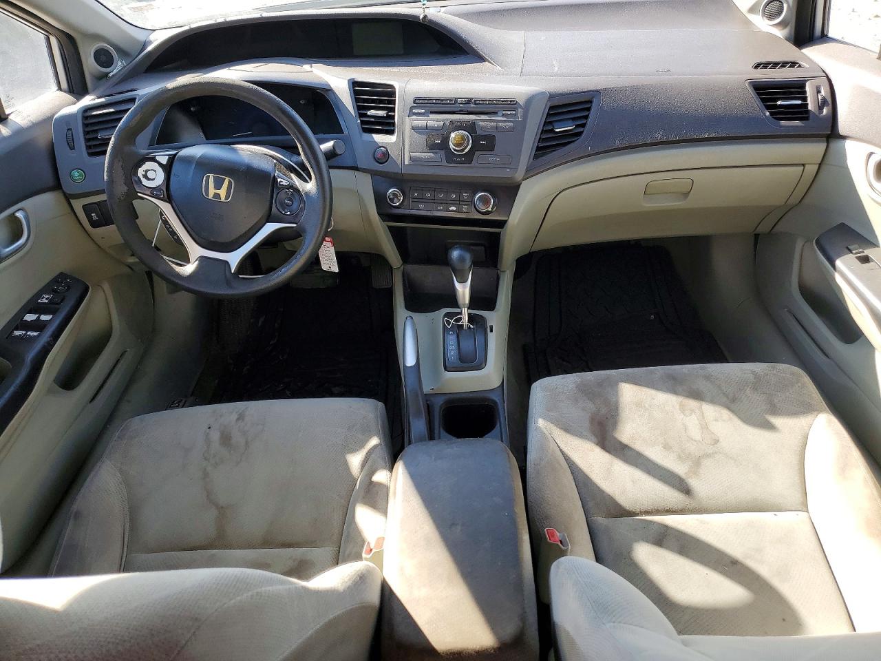 2012 Honda Civic Ex Silver vin: 19XFB2F85CE343816