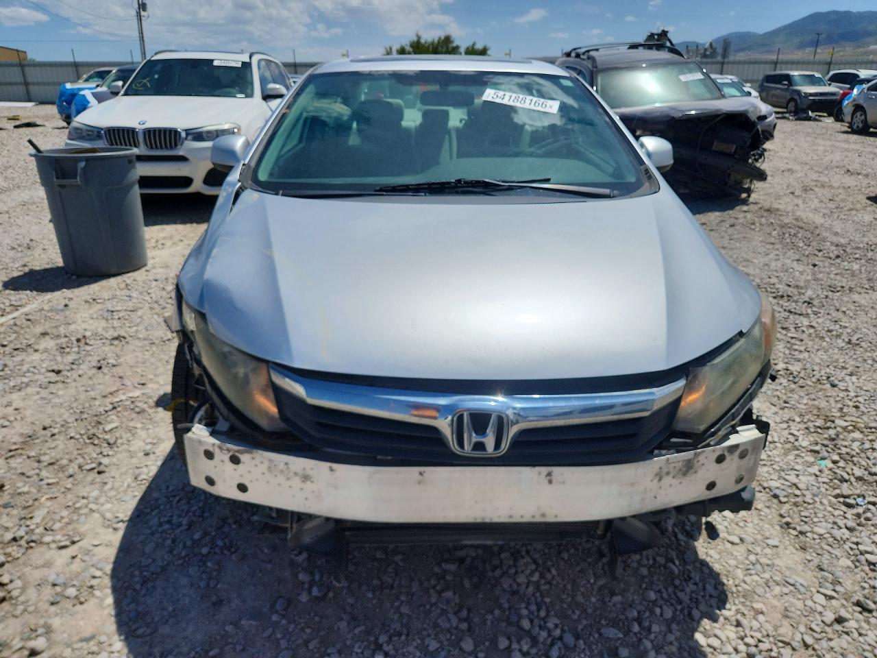 2012 Honda Civic Ex Silver vin: 19XFB2F85CE353441