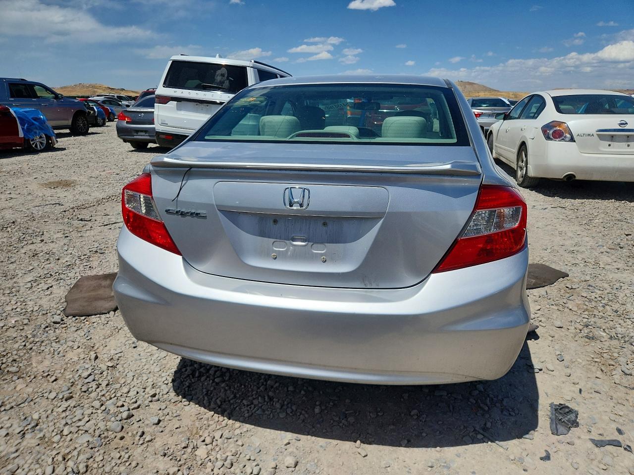 2012 Honda Civic Ex Silver vin: 19XFB2F85CE353441