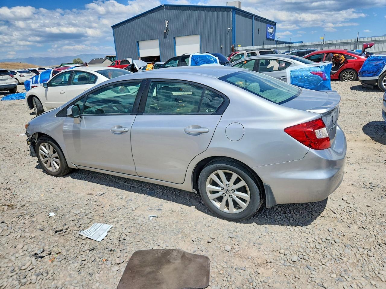 2012 Honda Civic Ex Silver vin: 19XFB2F85CE353441