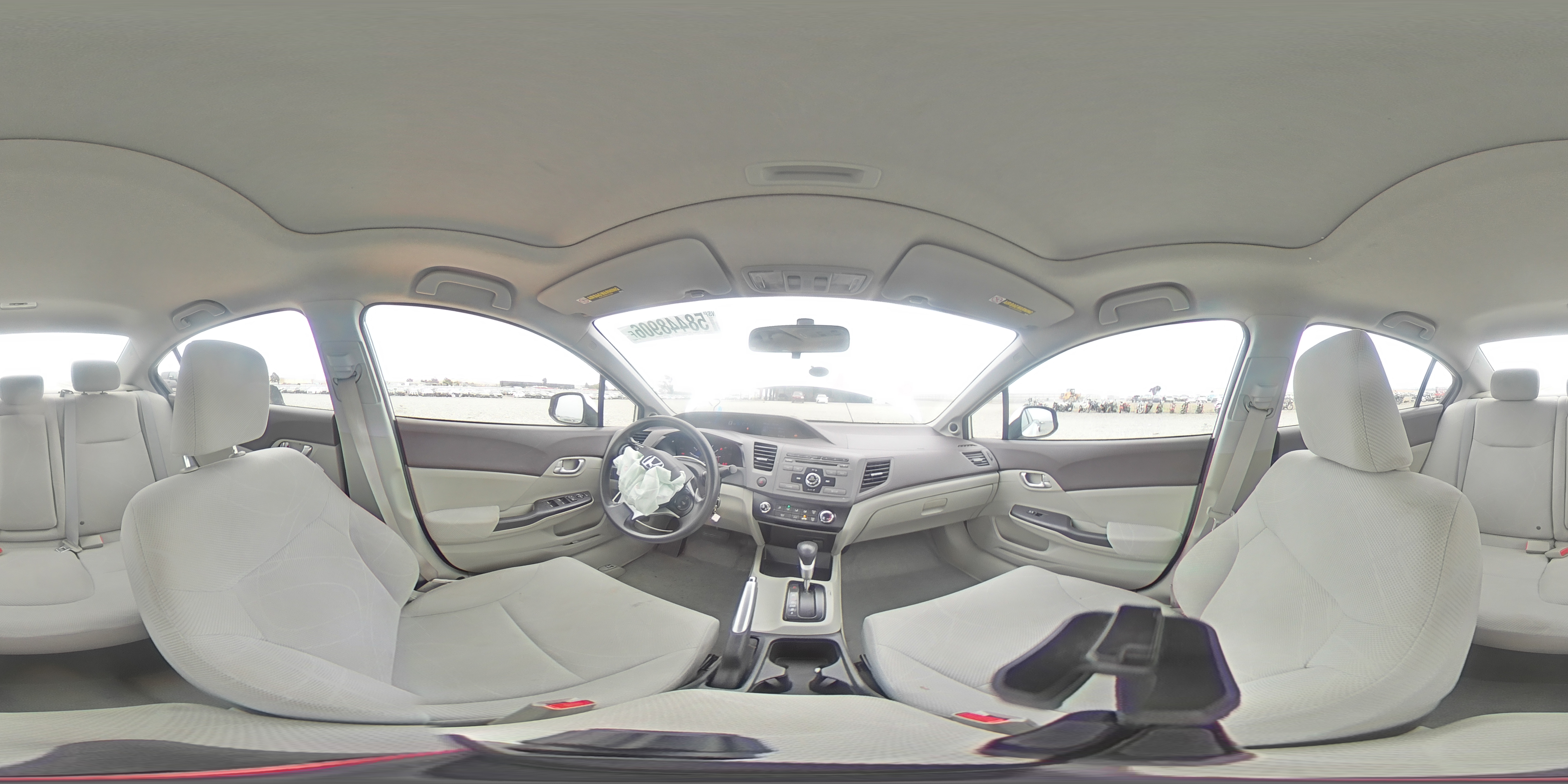 2012 Honda Civic Ex White vin: 19XFB2F85CE387895