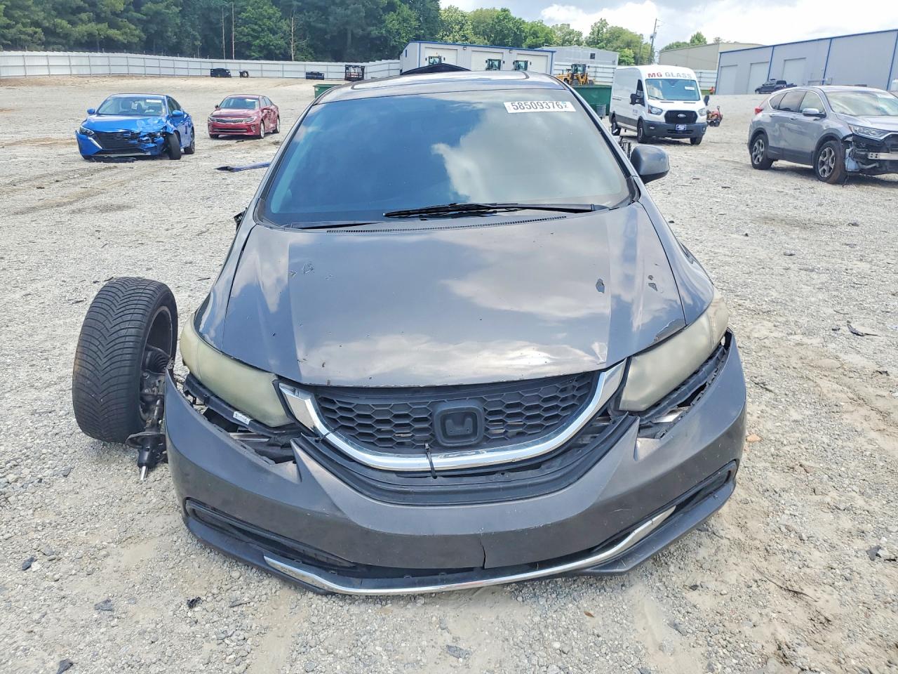 2013 Honda Civic Ex Серый vin: 19XFB2F85DE008119