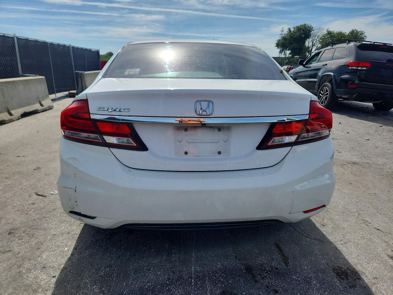 2013 Honda Civic Ex White vin: 19XFB2F85DE050029