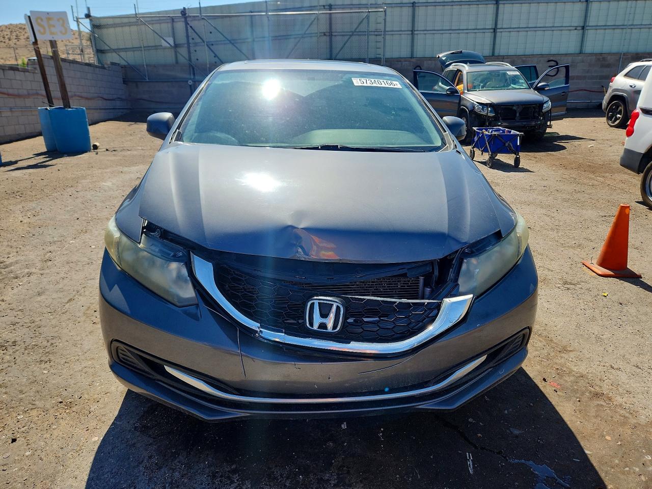 2013 Honda Civic Ex Black vin: 19XFB2F85DE052637