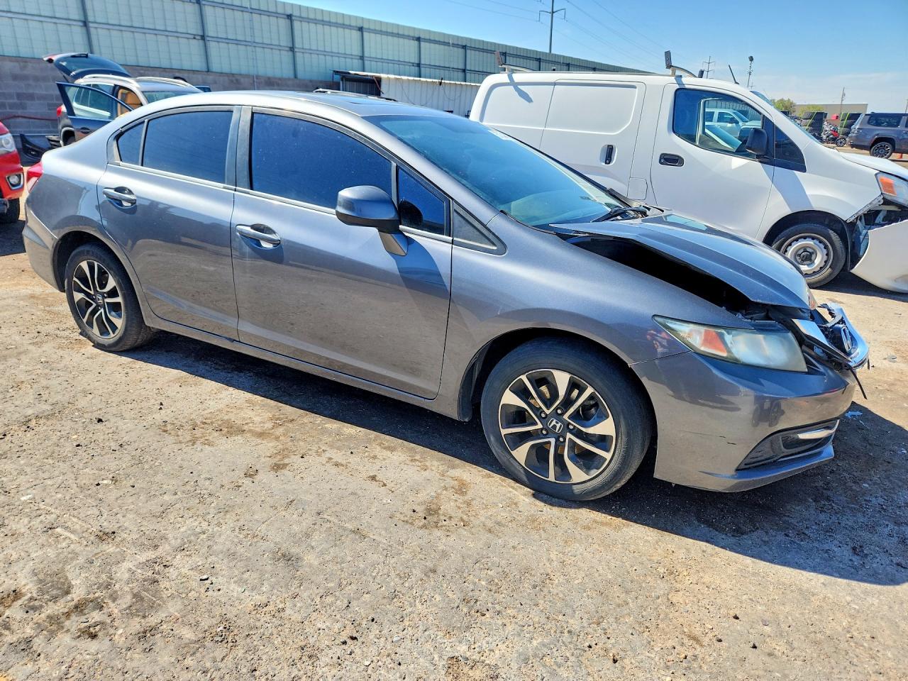 2013 Honda Civic Ex Black vin: 19XFB2F85DE052637