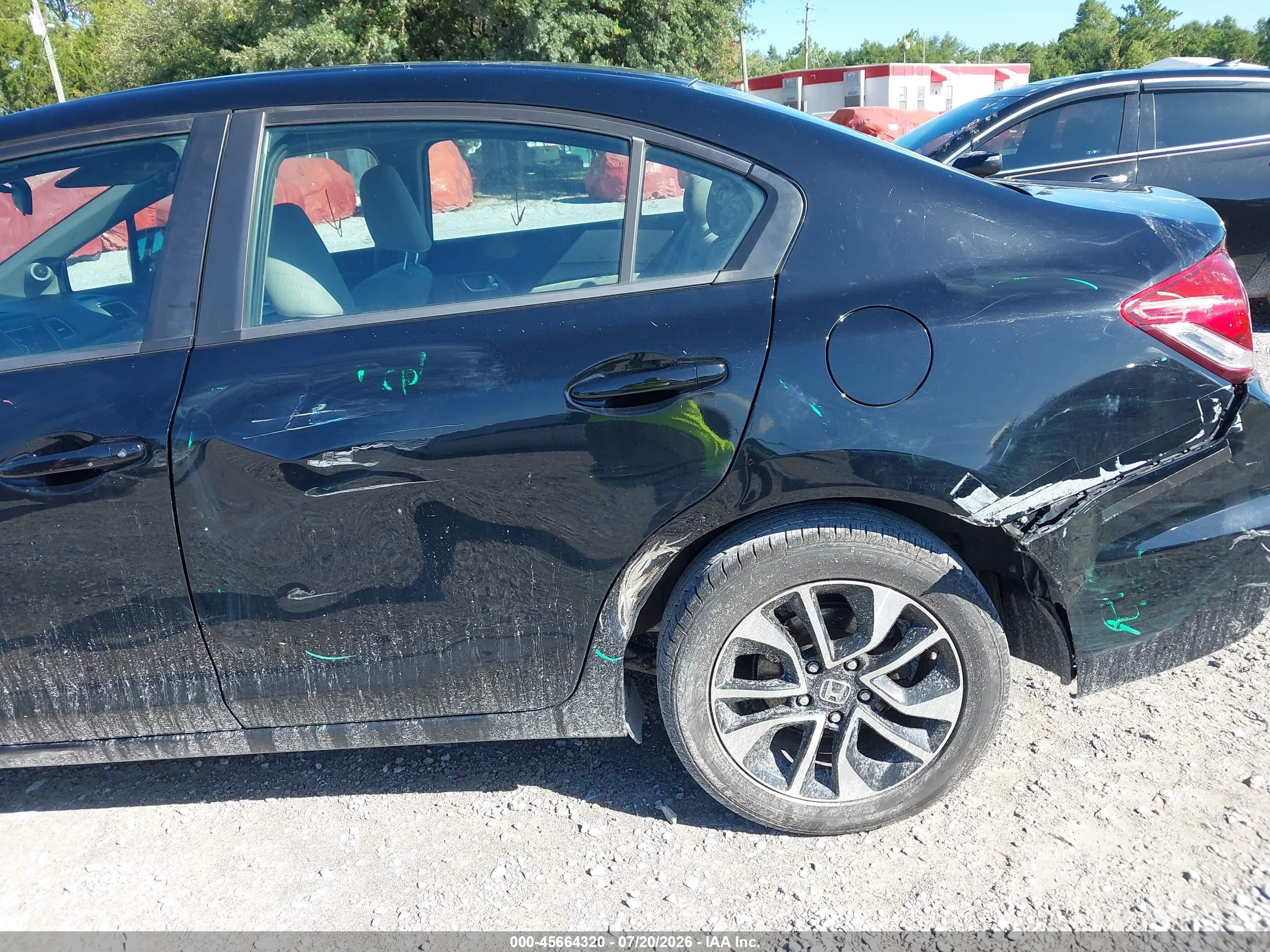 2013 Honda Civic Ex Black vin: 19XFB2F85DE055425