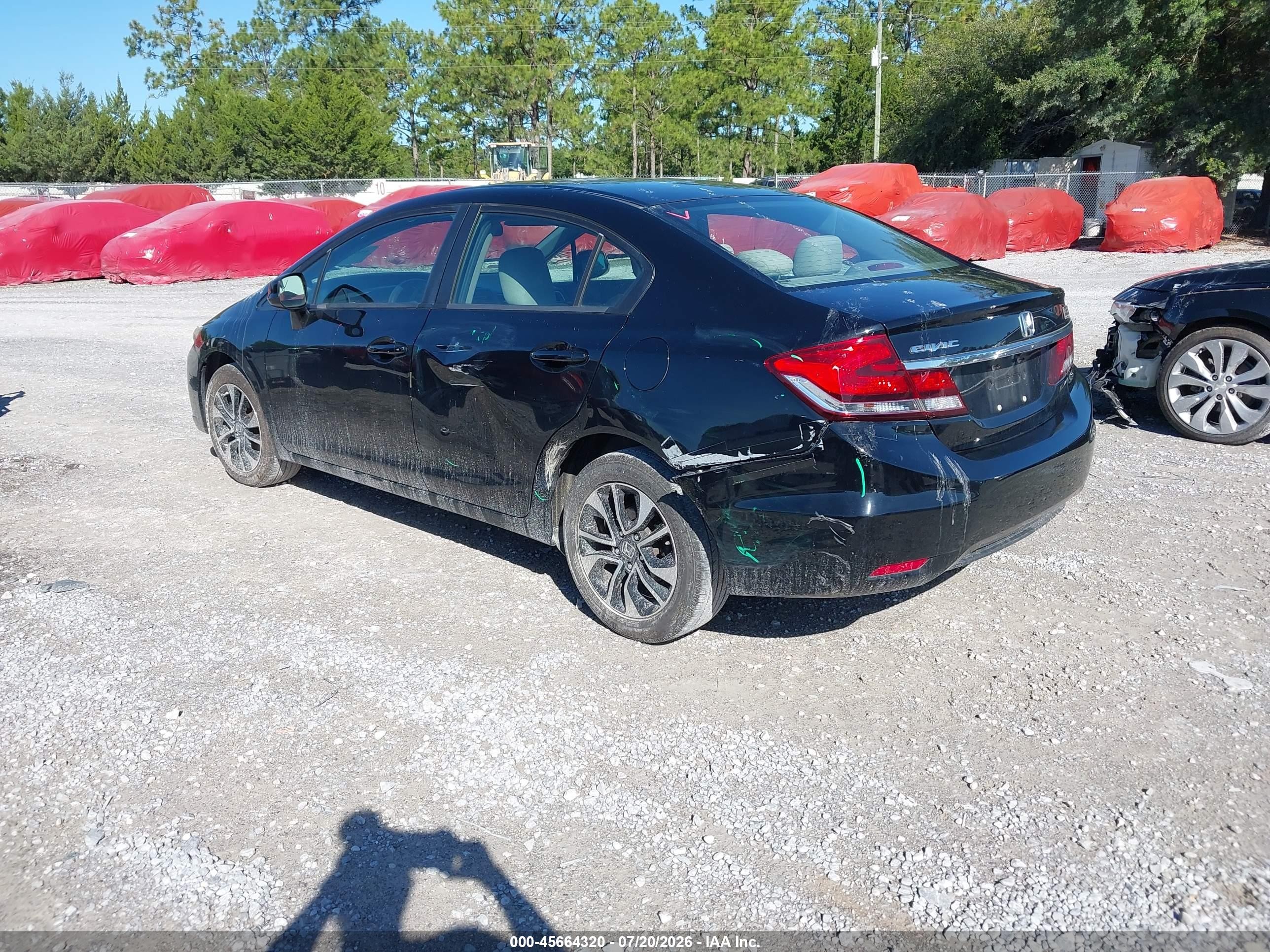 2013 Honda Civic Ex Black vin: 19XFB2F85DE055425