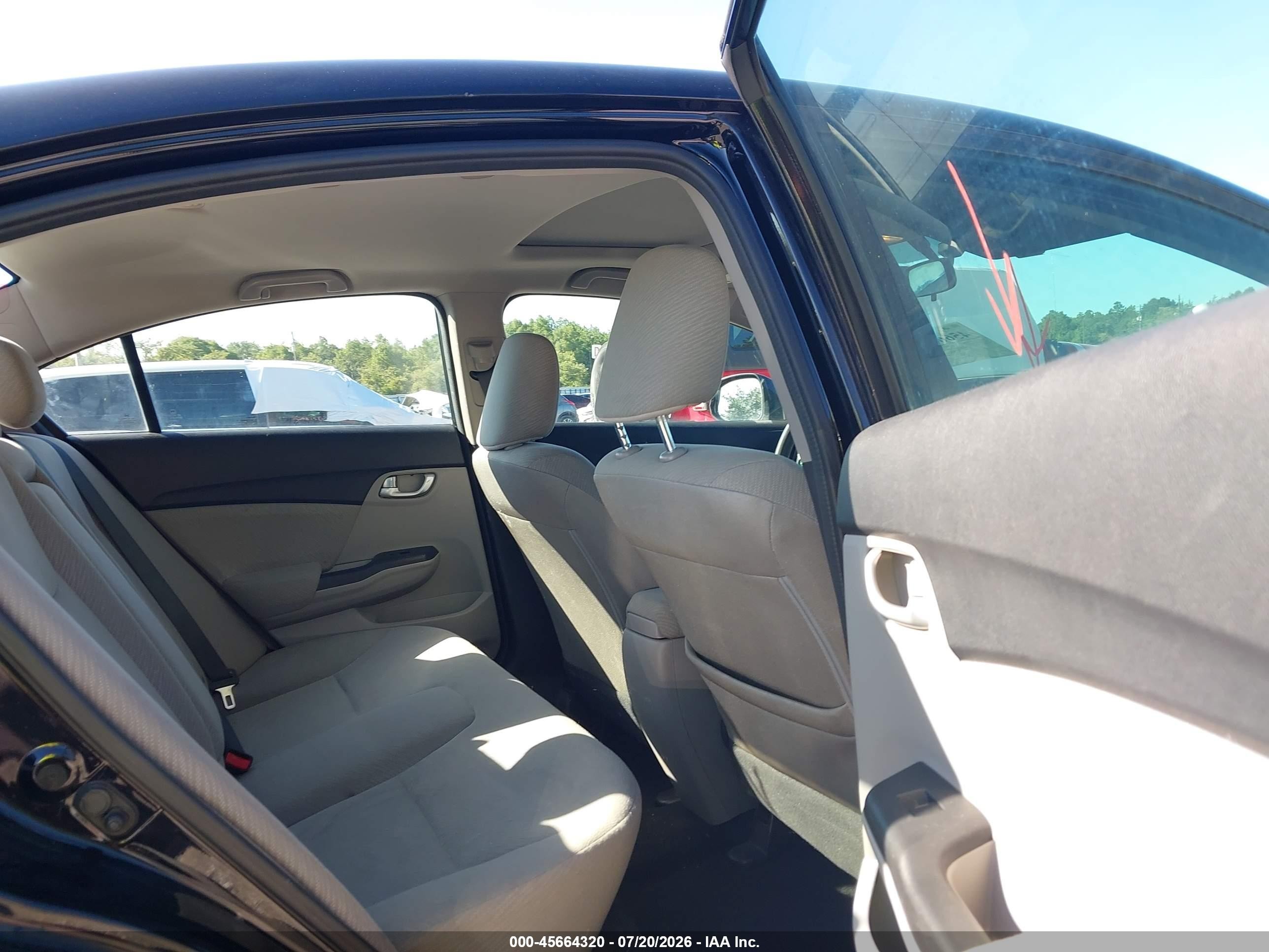 2013 Honda Civic Ex Black vin: 19XFB2F85DE055425