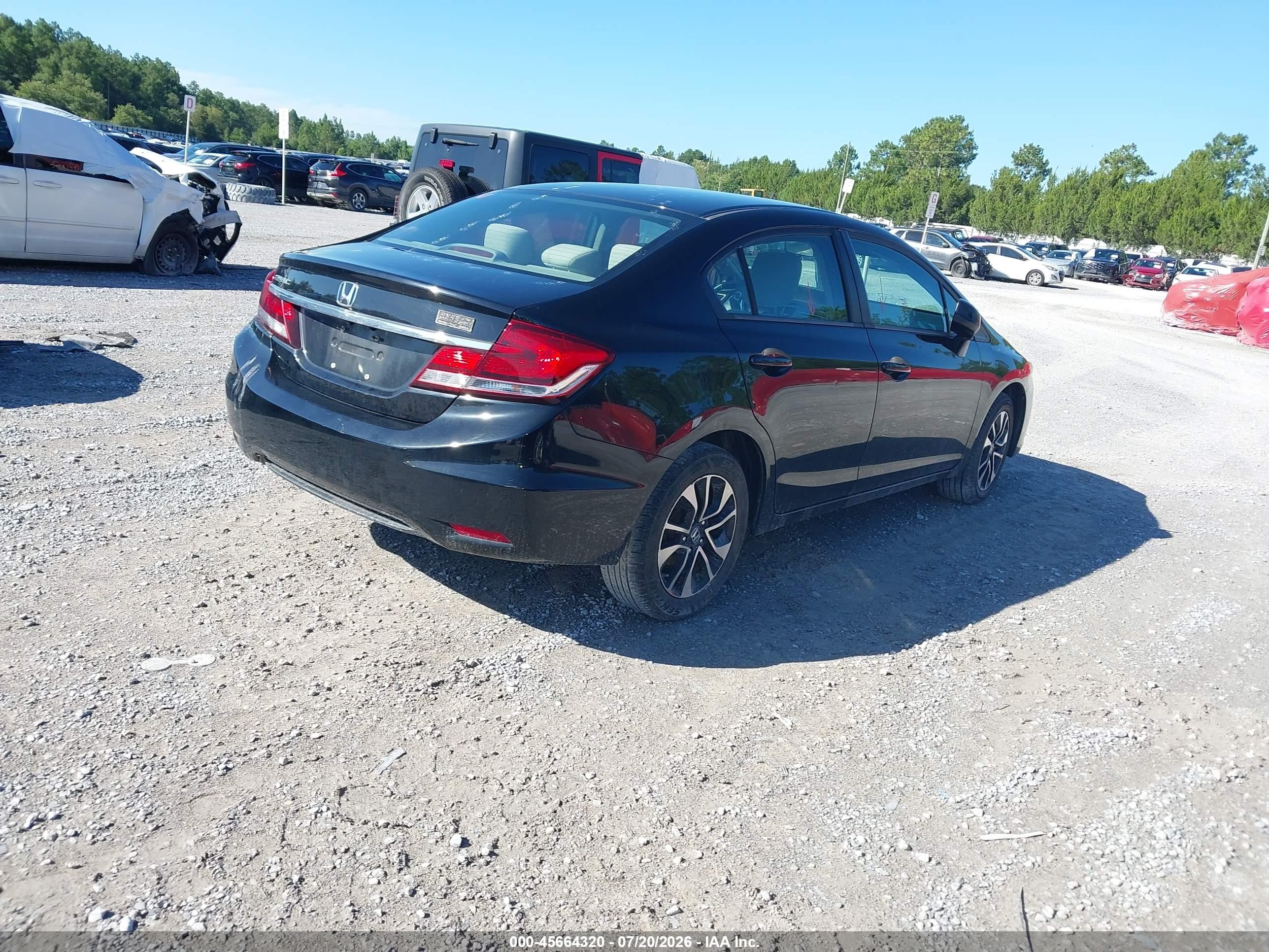 2013 Honda Civic Ex Black vin: 19XFB2F85DE055425