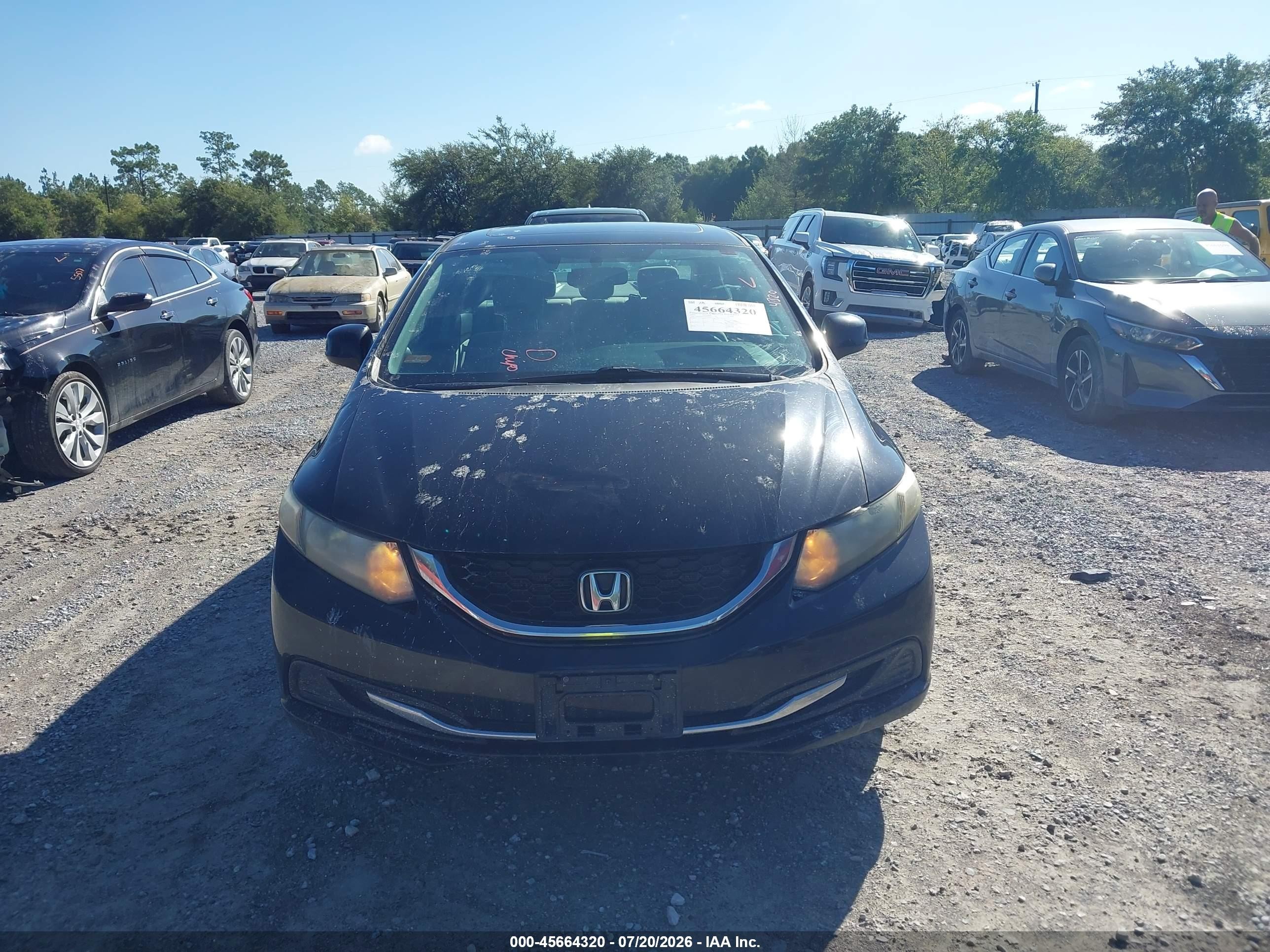 2013 Honda Civic Ex Black vin: 19XFB2F85DE055425