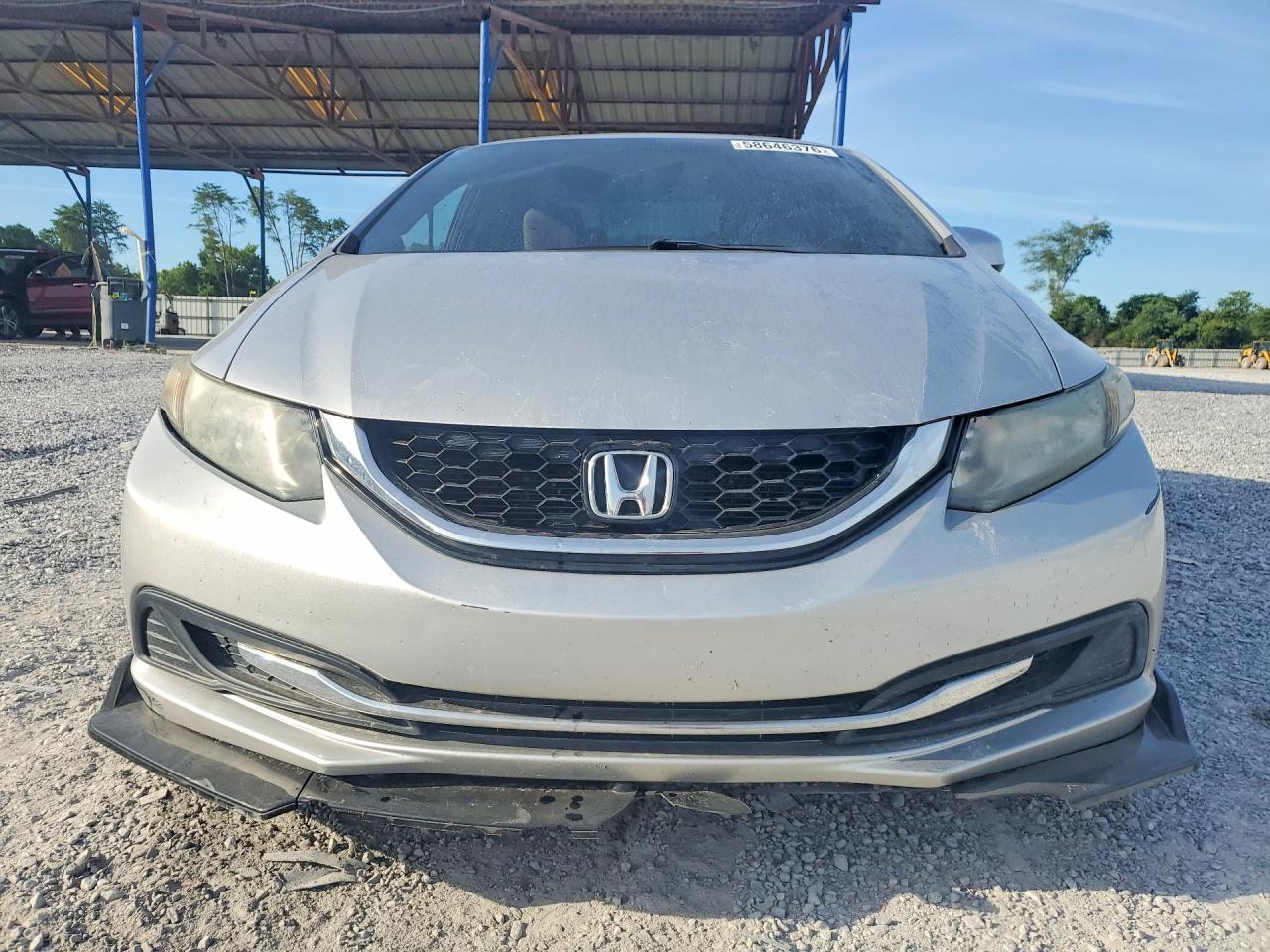 2013 Honda Civic Ex Silver vin: 19XFB2F85DE062620