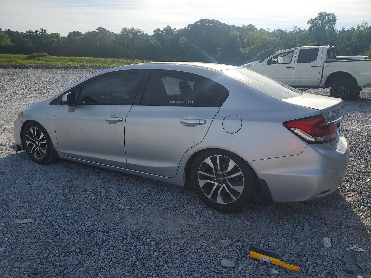 2013 Honda Civic Ex Silver vin: 19XFB2F85DE062620