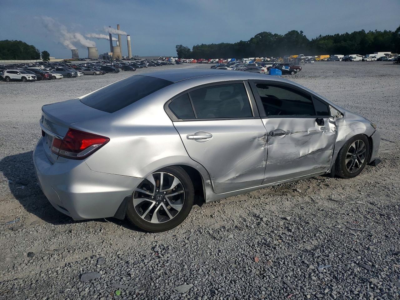 2013 Honda Civic Ex Silver vin: 19XFB2F85DE062620