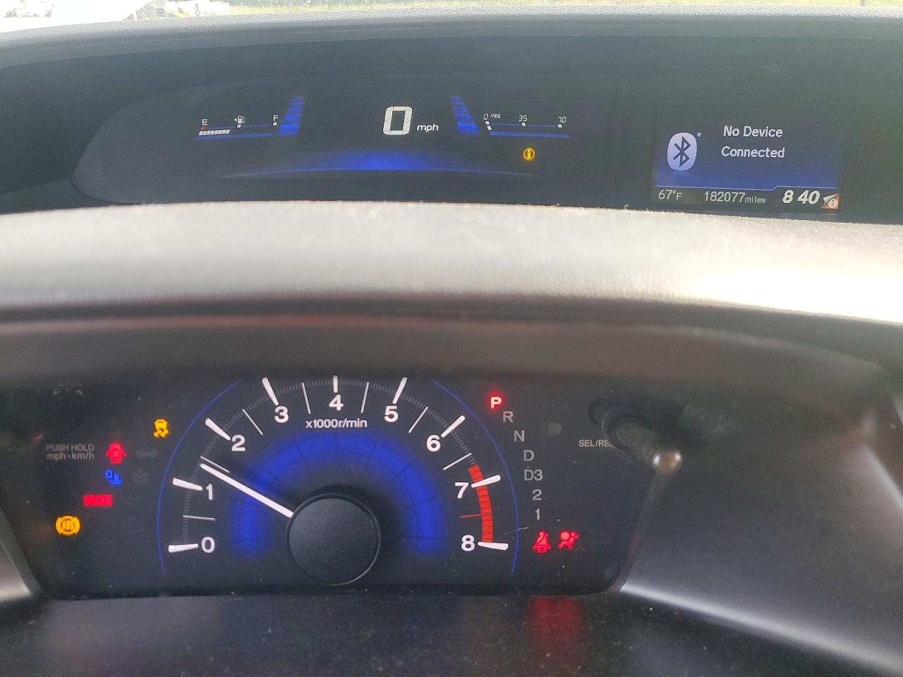 2013 Honda Civic Ex Silver vin: 19XFB2F85DE062620