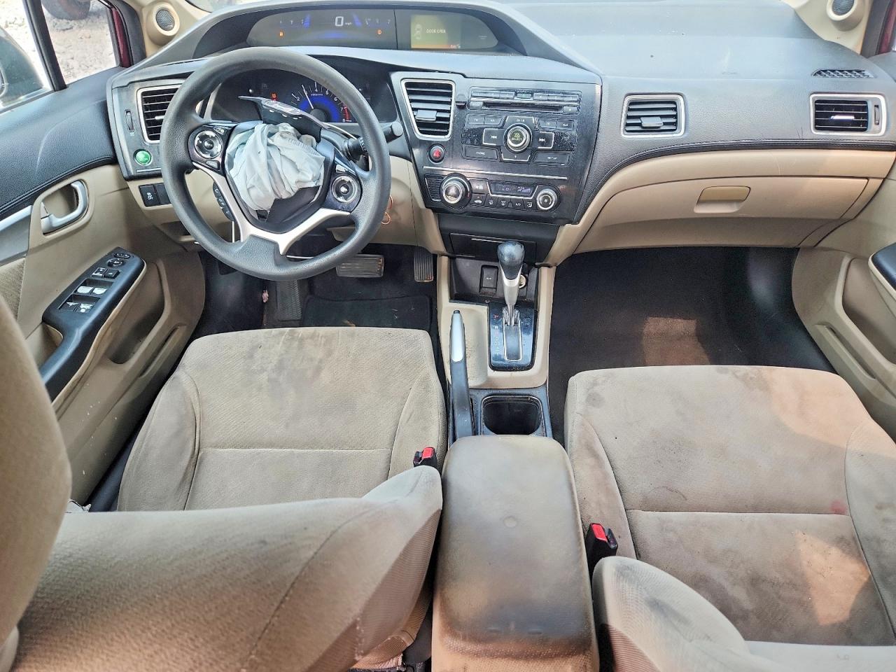 2013 Honda Civic Ex Burgundy vin: 19XFB2F85DE069079