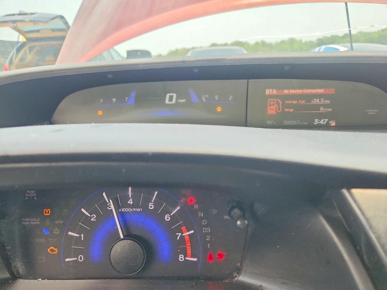 2013 Honda Civic Ex Burgundy vin: 19XFB2F85DE069079