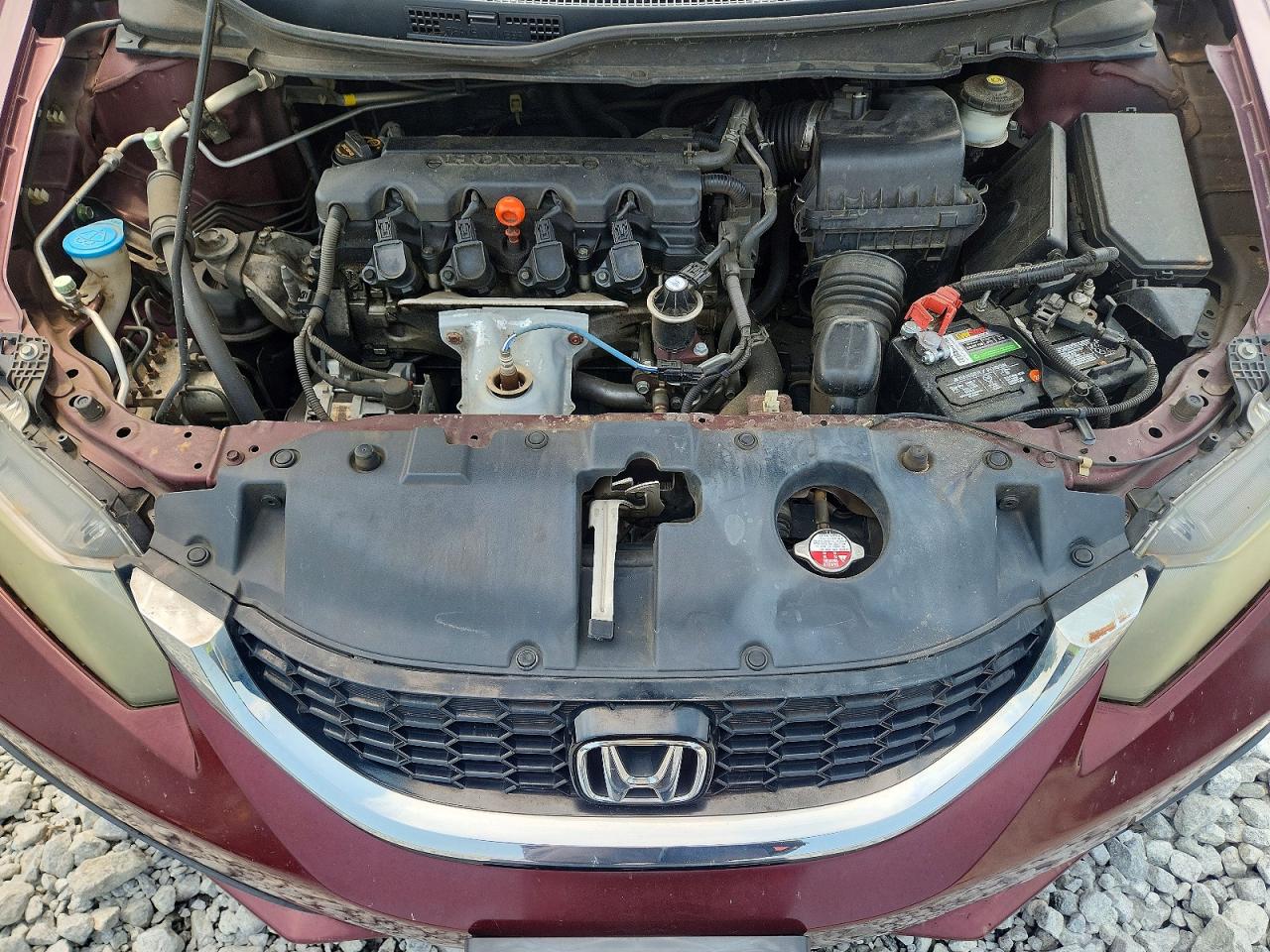 2013 Honda Civic Ex Burgundy vin: 19XFB2F85DE069079