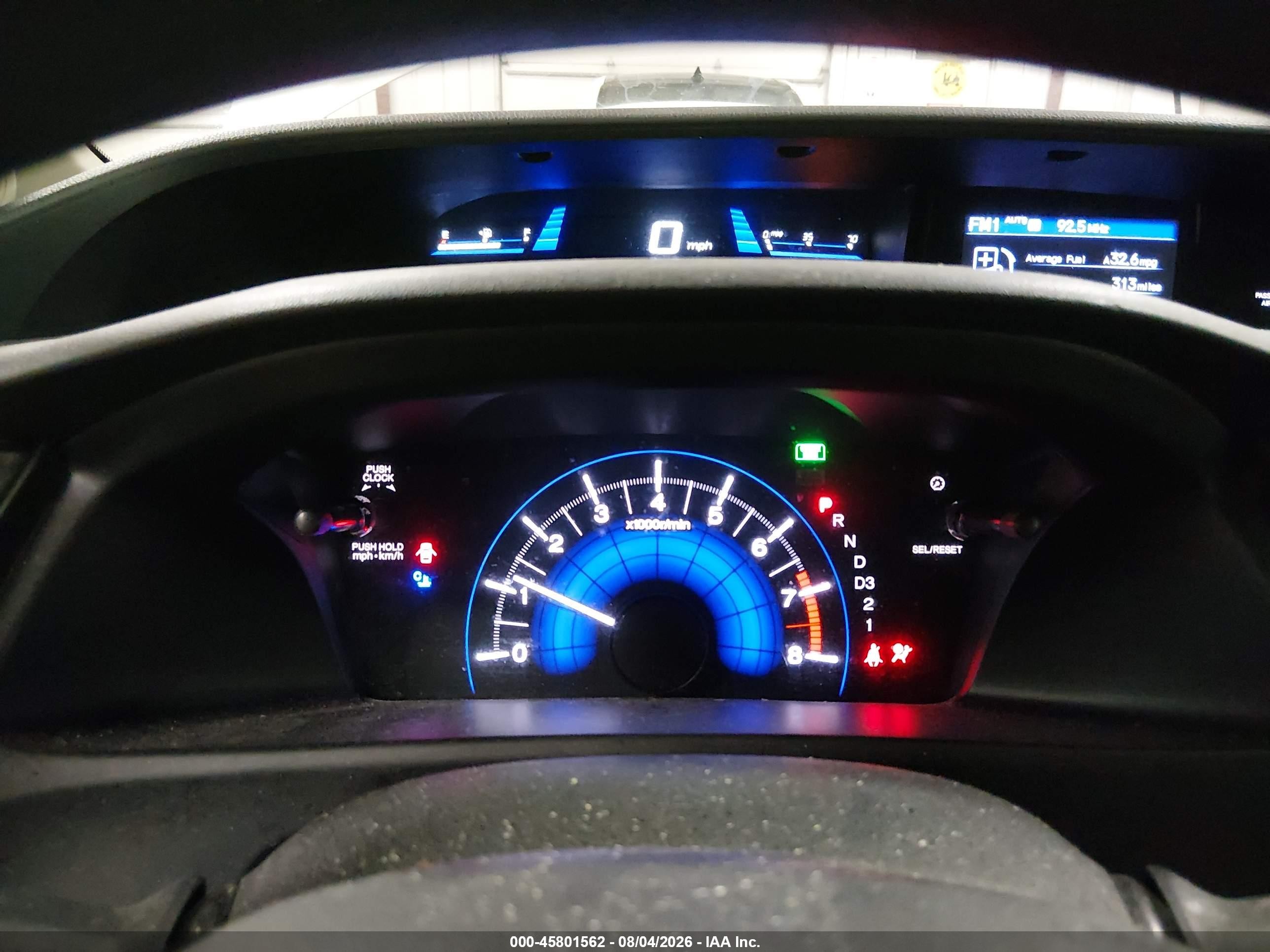 2013 Honda Civic Ex Белый vin: 19XFB2F85DE090921