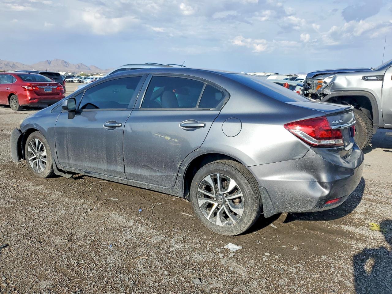2013 Honda Civic Ex Silver vin: 19XFB2F85DE201578