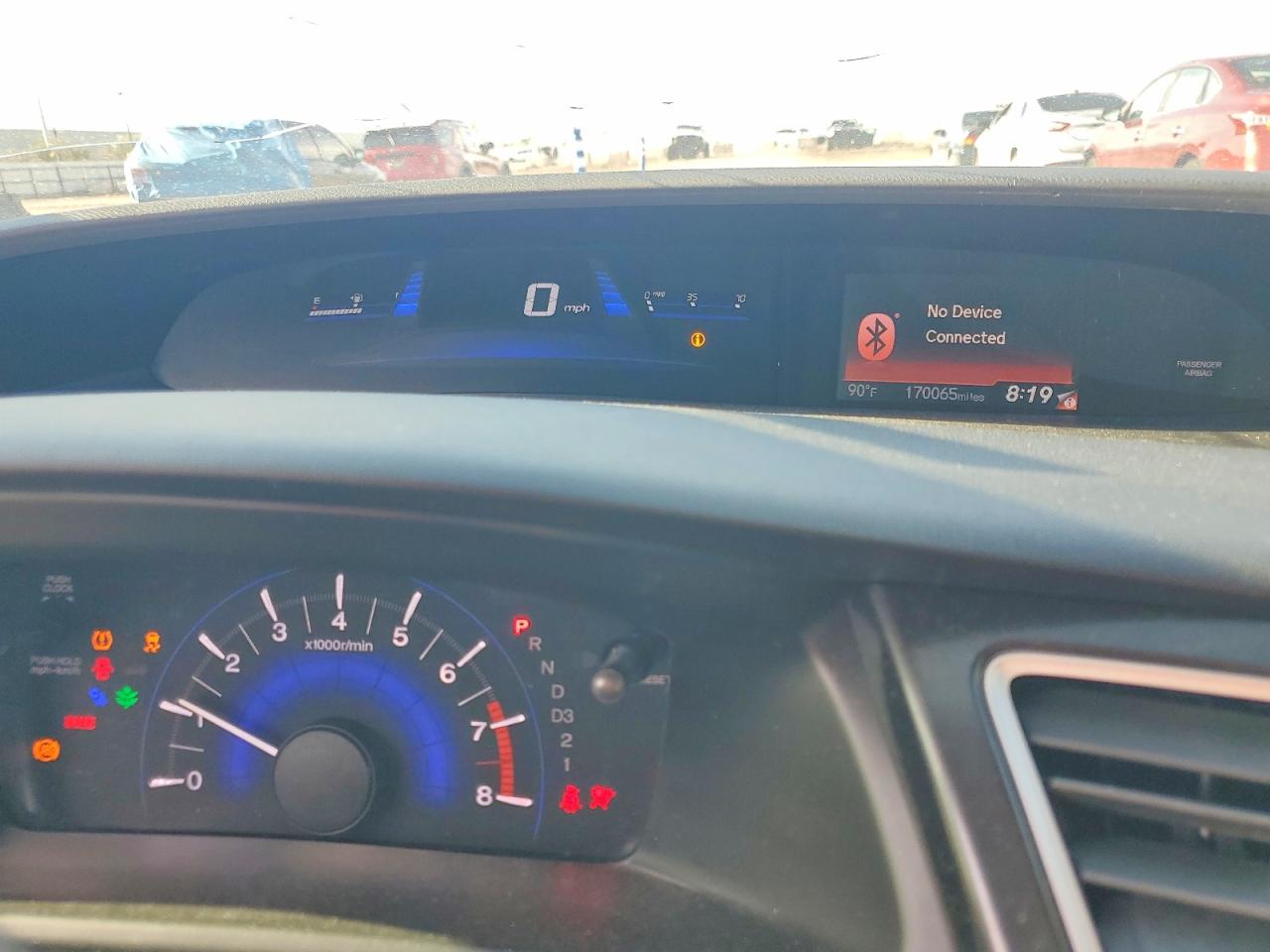 2013 Honda Civic Ex Silver vin: 19XFB2F85DE201578