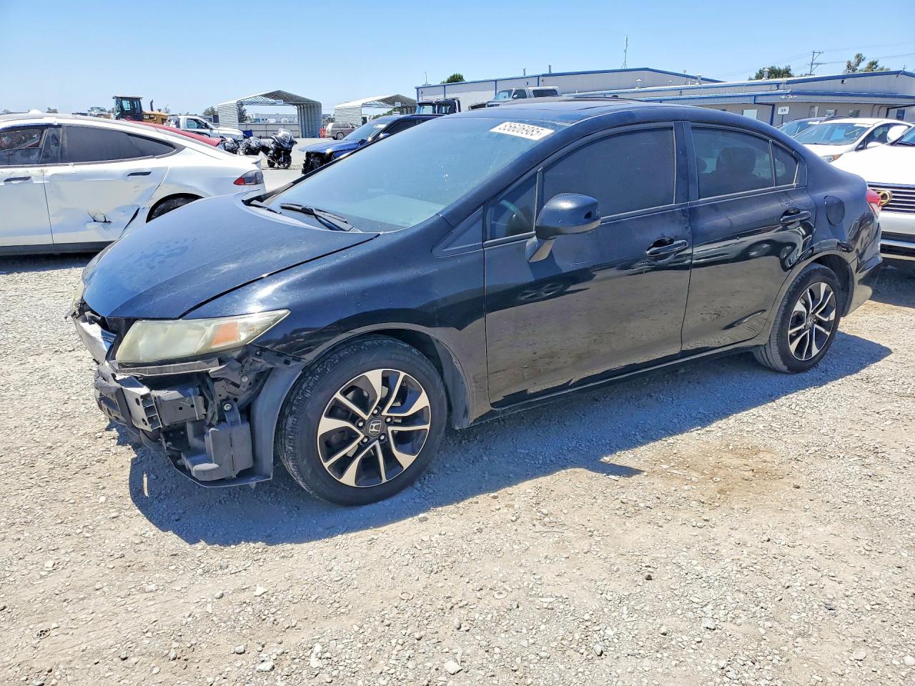 2013 Honda Civic Ex Black vin: 19XFB2F85DE221524