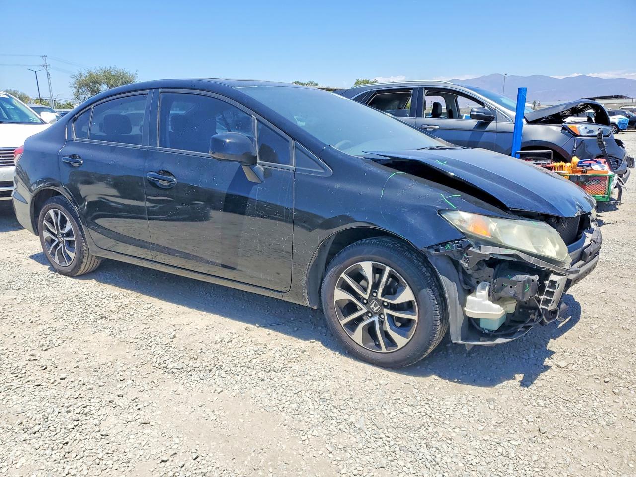 2013 Honda Civic Ex Black vin: 19XFB2F85DE221524