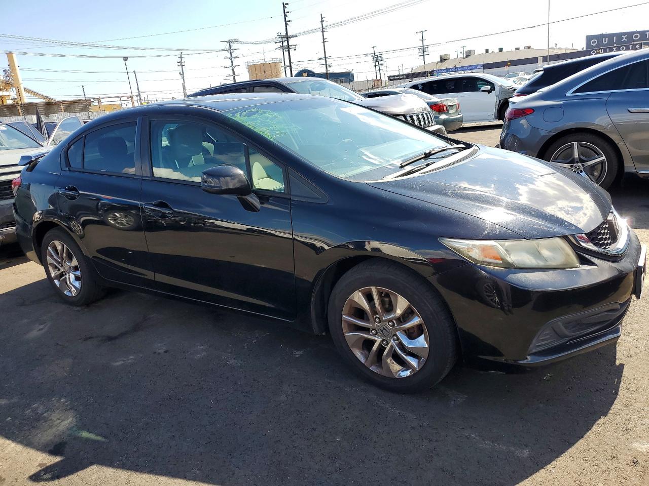 2013 Honda Civic Ex Black vin: 19XFB2F85DE234435